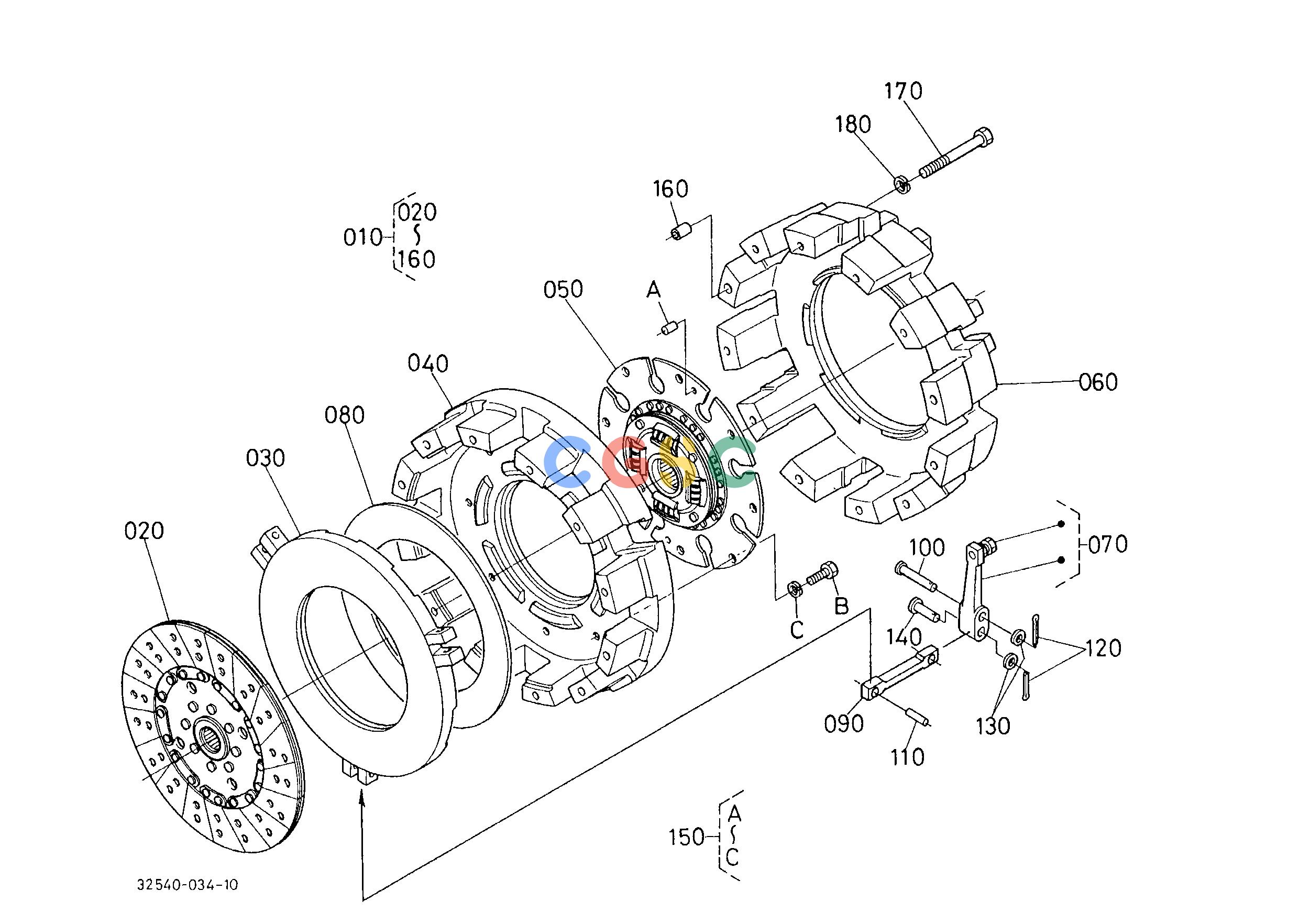 久保田零件查询T05006 CLUTCH (HDT-W) CLUTCHEPC Kubota online
