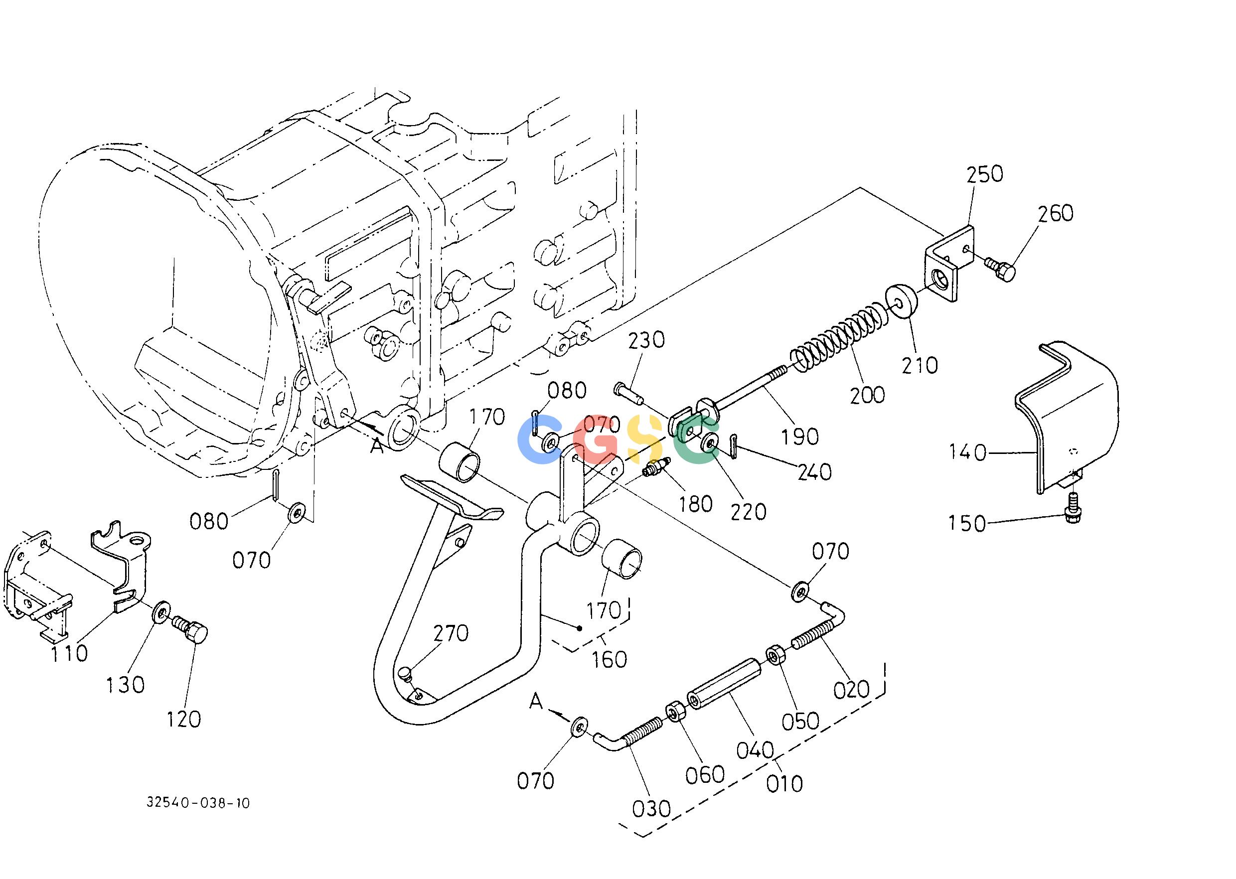 久保田零件查询T05201 CLUTCH PEDAL (MDT) CLUTCHEPC Kubota online