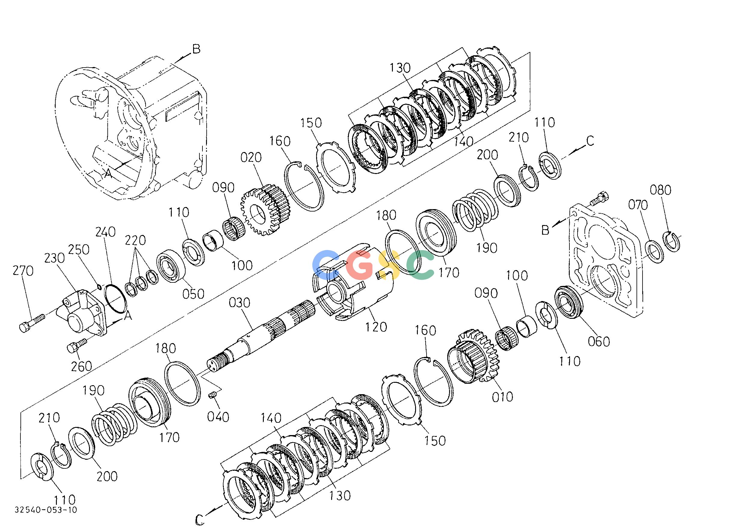 久保田零件查询T06002 2ND SHAFT (HDT) TRANSMISSIONEPC Kubota online