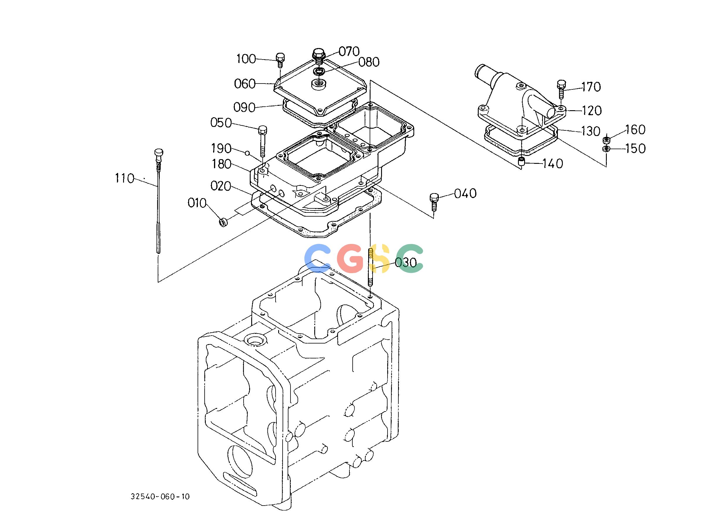 久保田零件查询T06500 MAIN GEAR SHIFT COVER MAIN SP-CHANGE LEVEREPC Kubota online