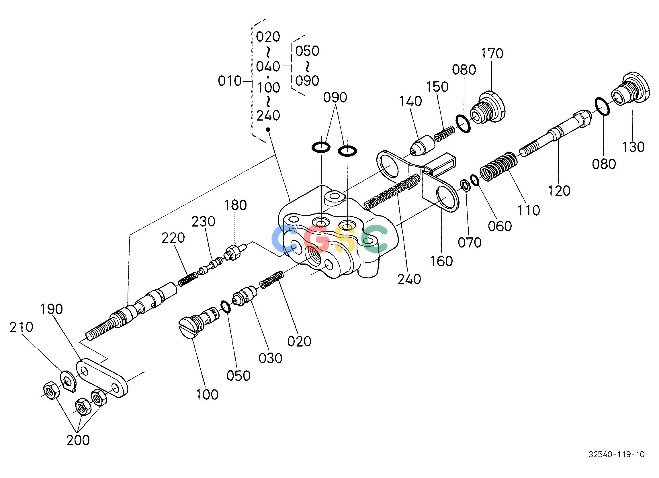 久保田零件查询T12100 CONTROL VALVE [COMPONENT PARTS] HYDRAULIC SYSTEMEPC Kubota online