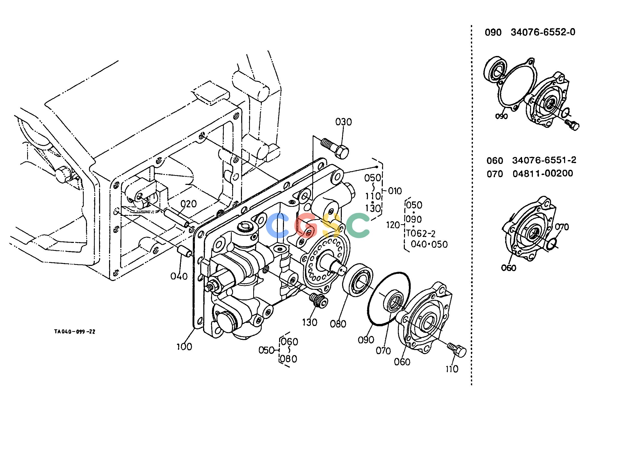 久保田零件查询T09900 GST VALVE [GST TYPE] HYDRAULIC SYSTEMEPC Kubota online