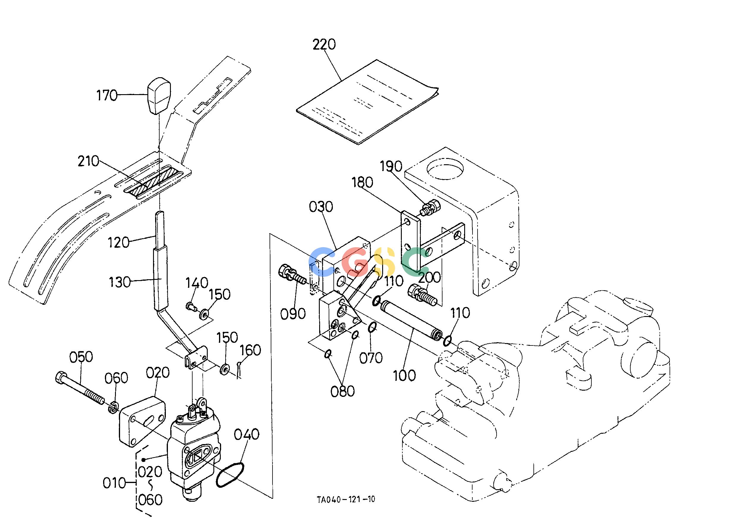 久保田零件查询T11701 REMOTE CONTROL VALVE LEVER 1 [OPTION] HYDRAULIC SYSTEMEPC Kubota online