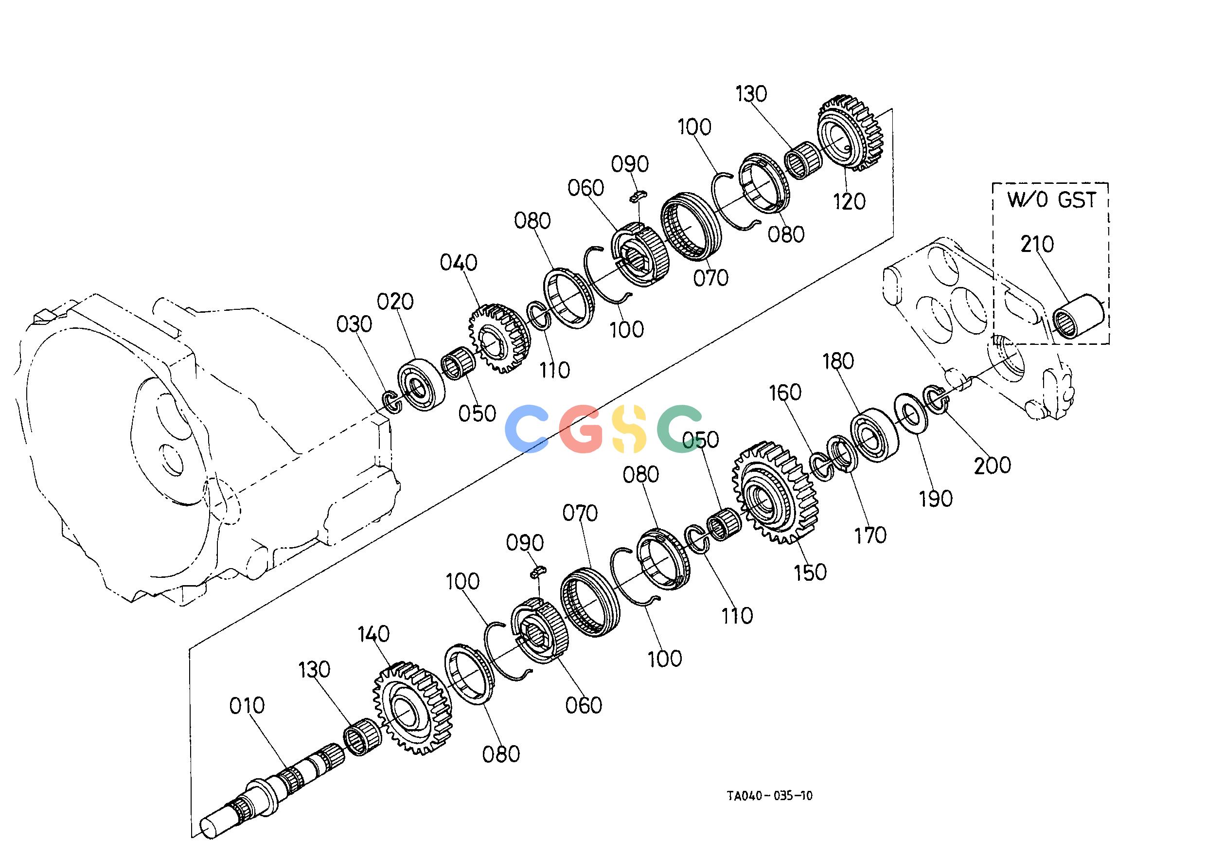 久保田零件查询T06700 COUNTERSHAFT TRANSMISSIONEPC Kubota online