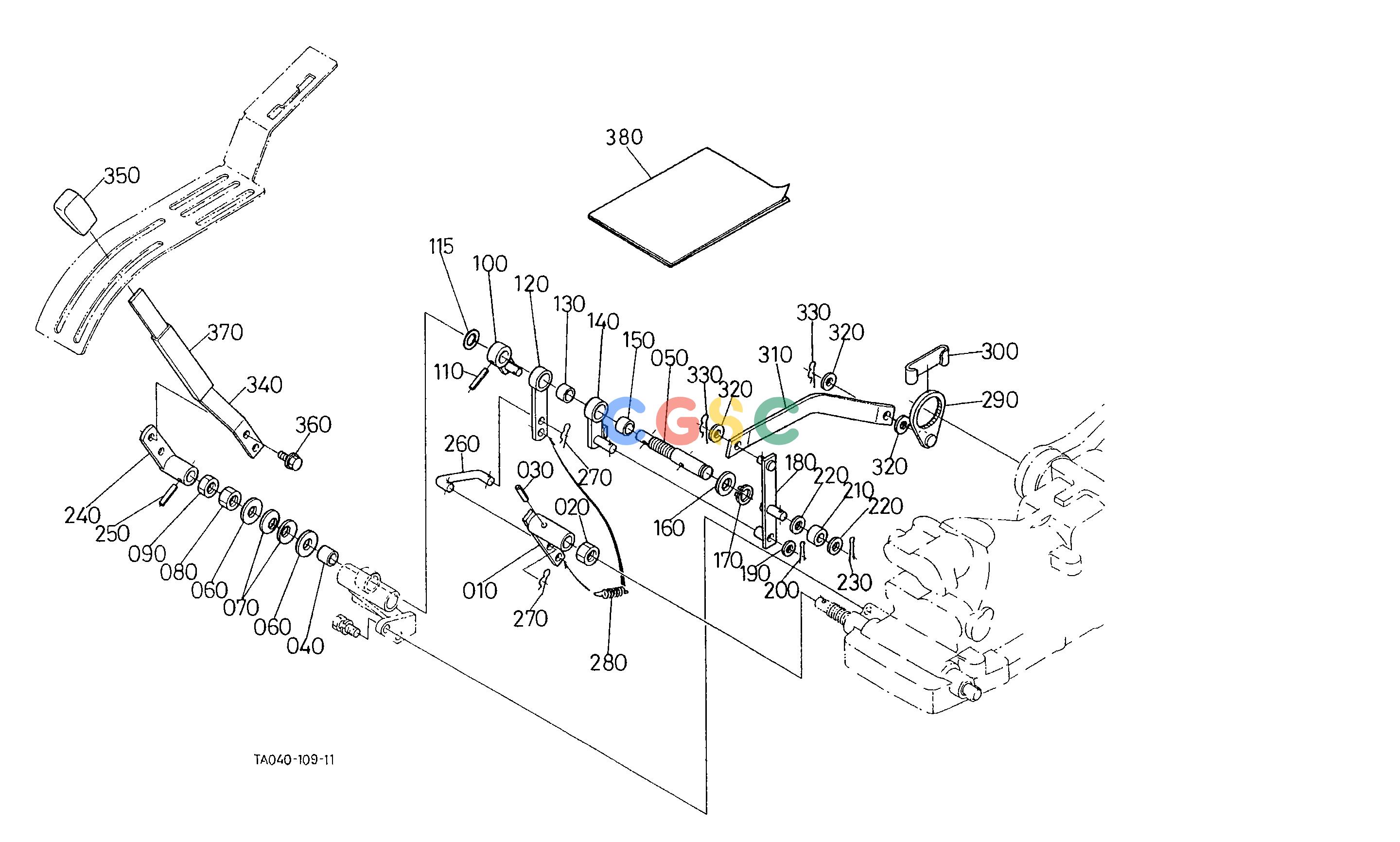 久保田零件查询T12300 DRAFT AND POSITION CONTROL LEVER 1 [OPTION] HYDRAULIC SYSTEMEPC Kubota online