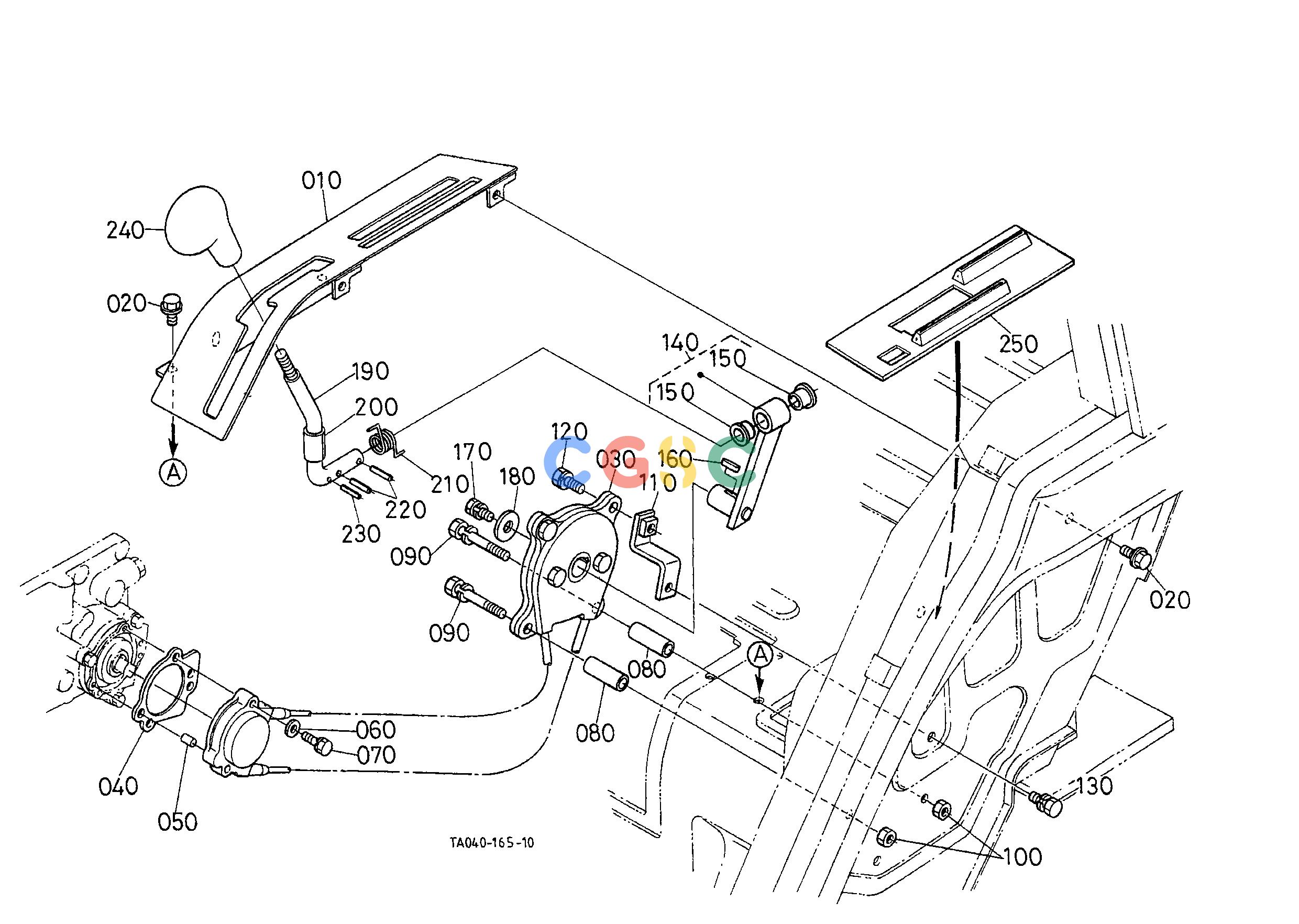 久保田零件查询T07502 MAIN GEAR SHIFT LEVER SPEED CHANGE LEVEREPC Kubota online
