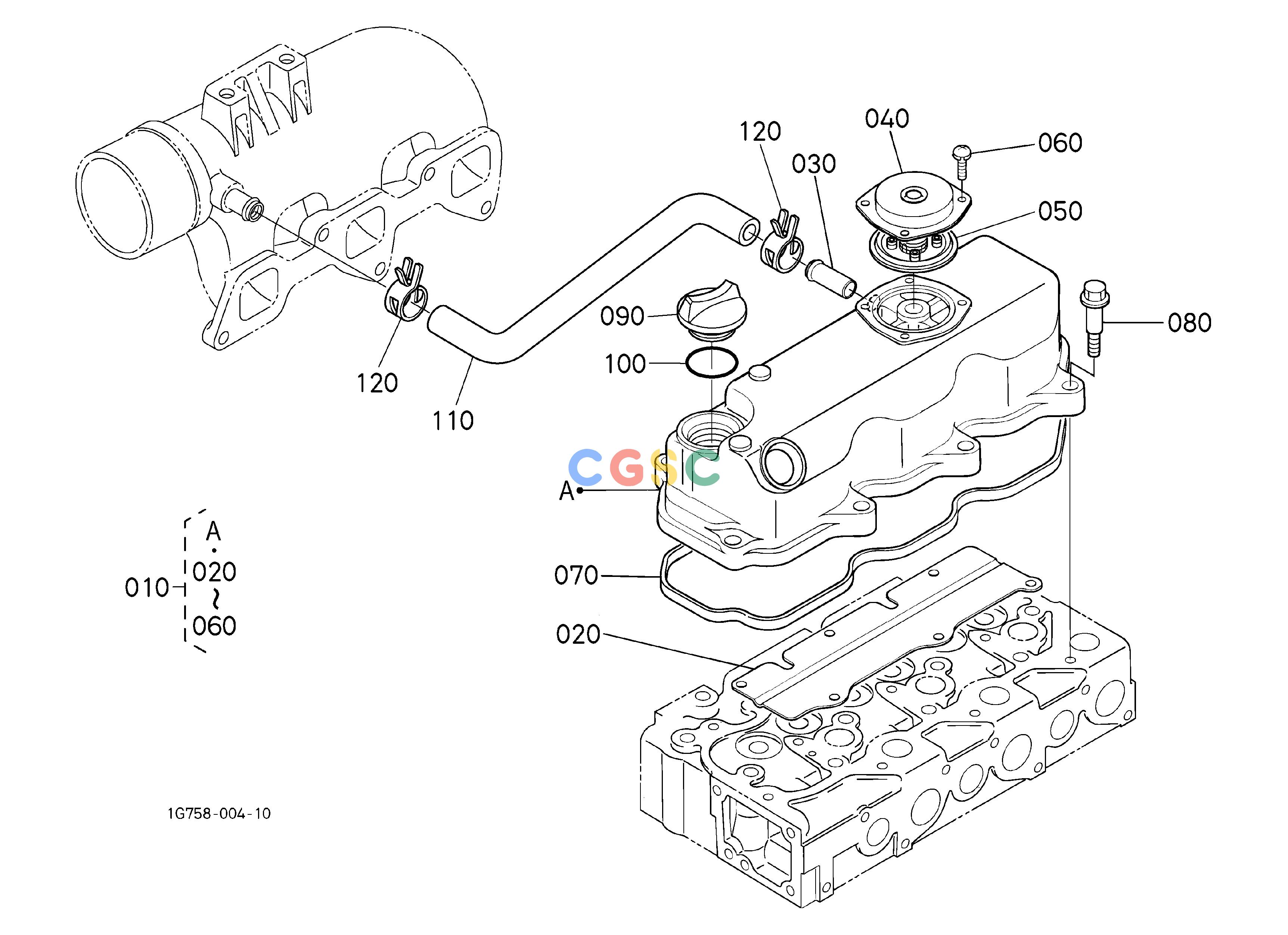 久保田零件查询T01001 CYLINDER HEAD COVER [NEW TYPE] ## S.No.>=3Y0001 S.No.;>=3Y0001 ENGINEEPC Kubota online