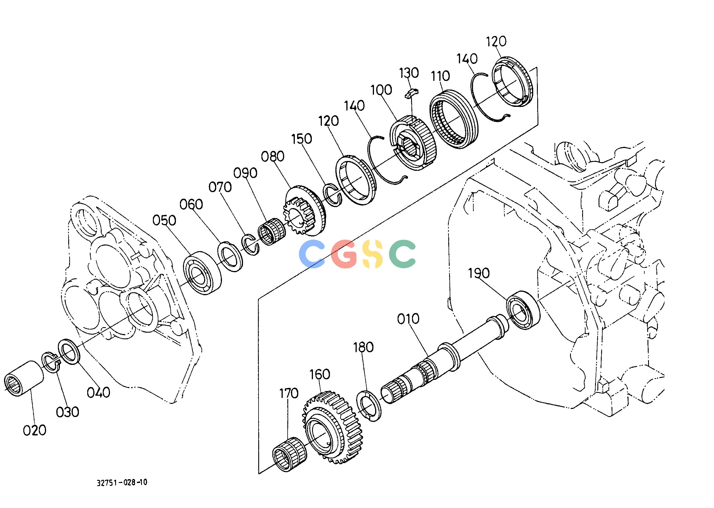 久保田零件查询T05700 RANGE GEAR SHAFT TRANSMISSIONEPC Kubota online