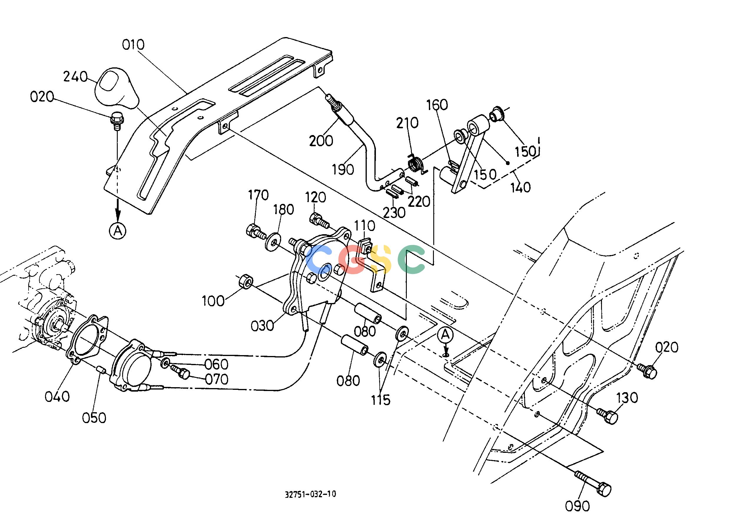 久保田零件查询T06000 MAIN GEAR SHIFT LEVER MAIN SP-CHANGE LEVEREPC Kubota online