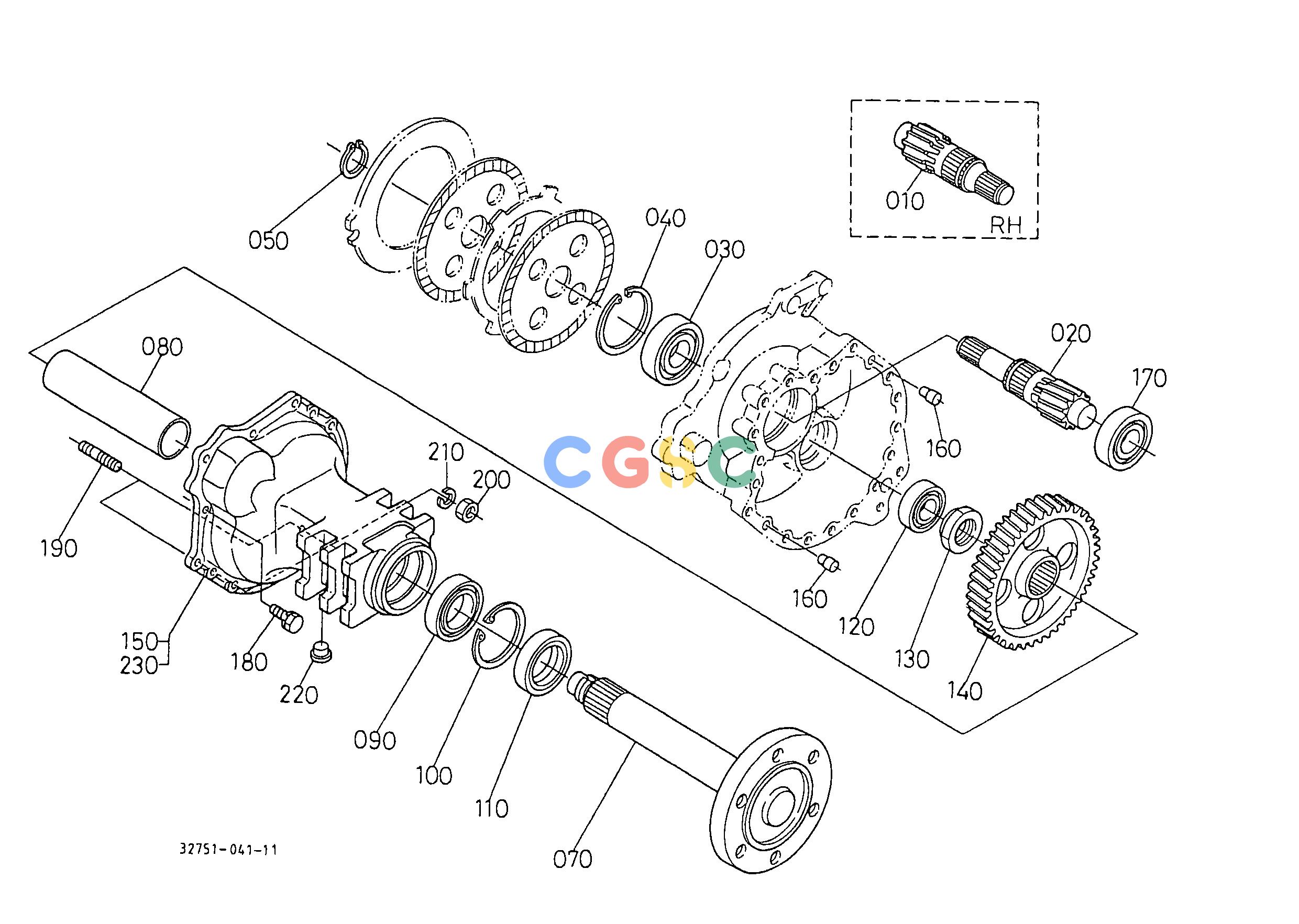 久保田零件查询T07000 REAR AXLE REAR AXLE/REAR WHEELEPC Kubota online