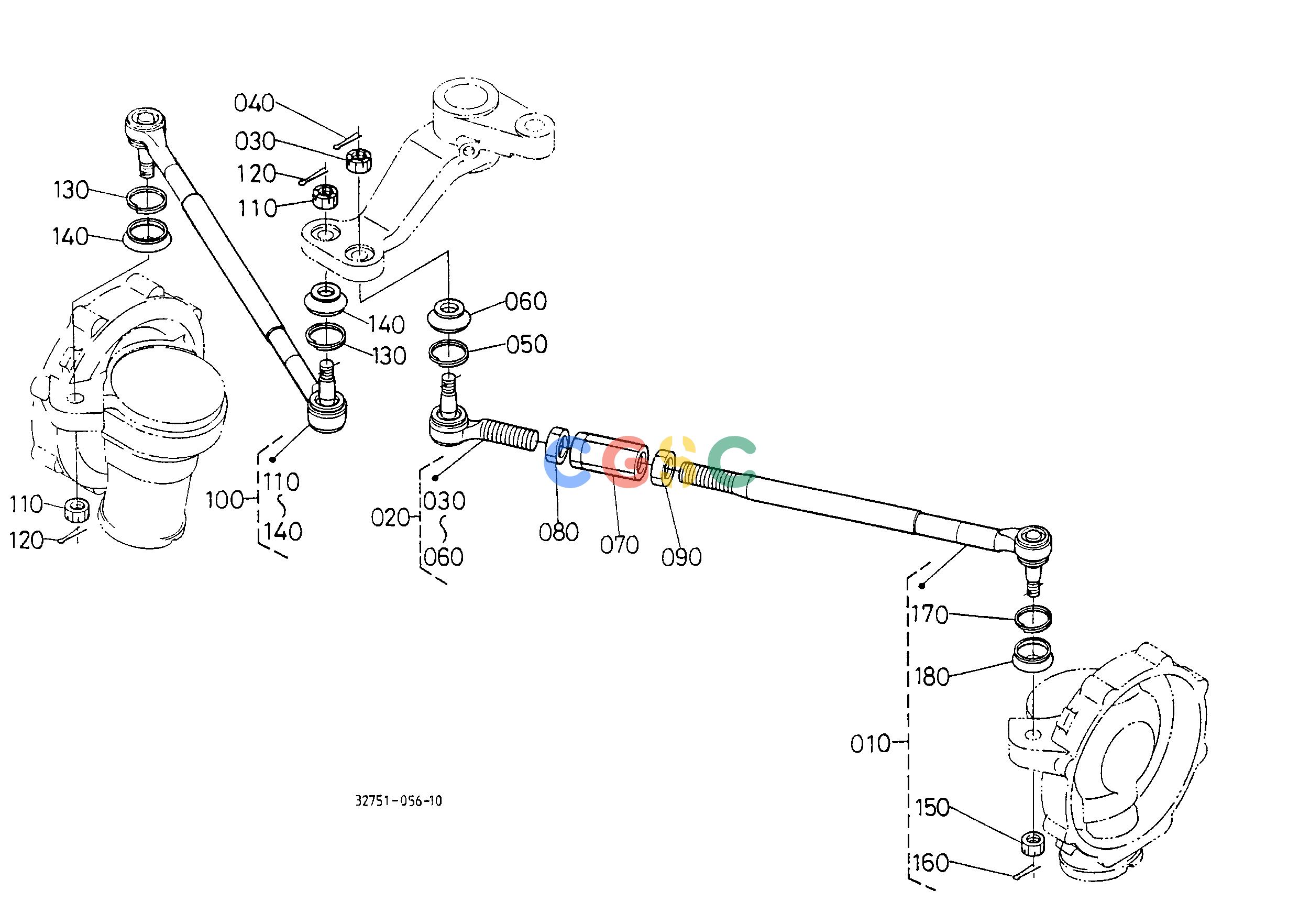 久保田零件查询T08500 STEERING LINKAGE STEERINGEPC Kubota online
