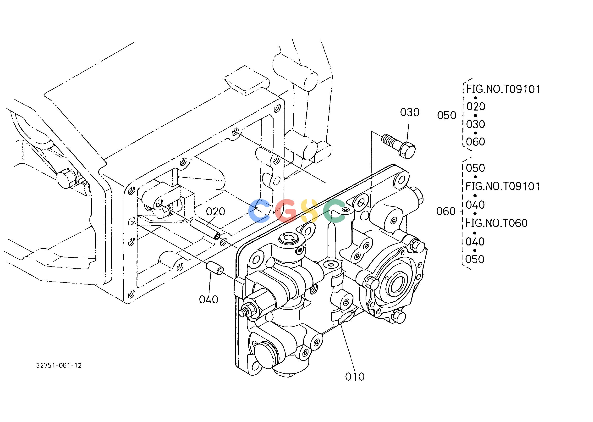 久保田零件查询T09100 GST VALVE HYDRAULIC SYSTEMEPC Kubota online