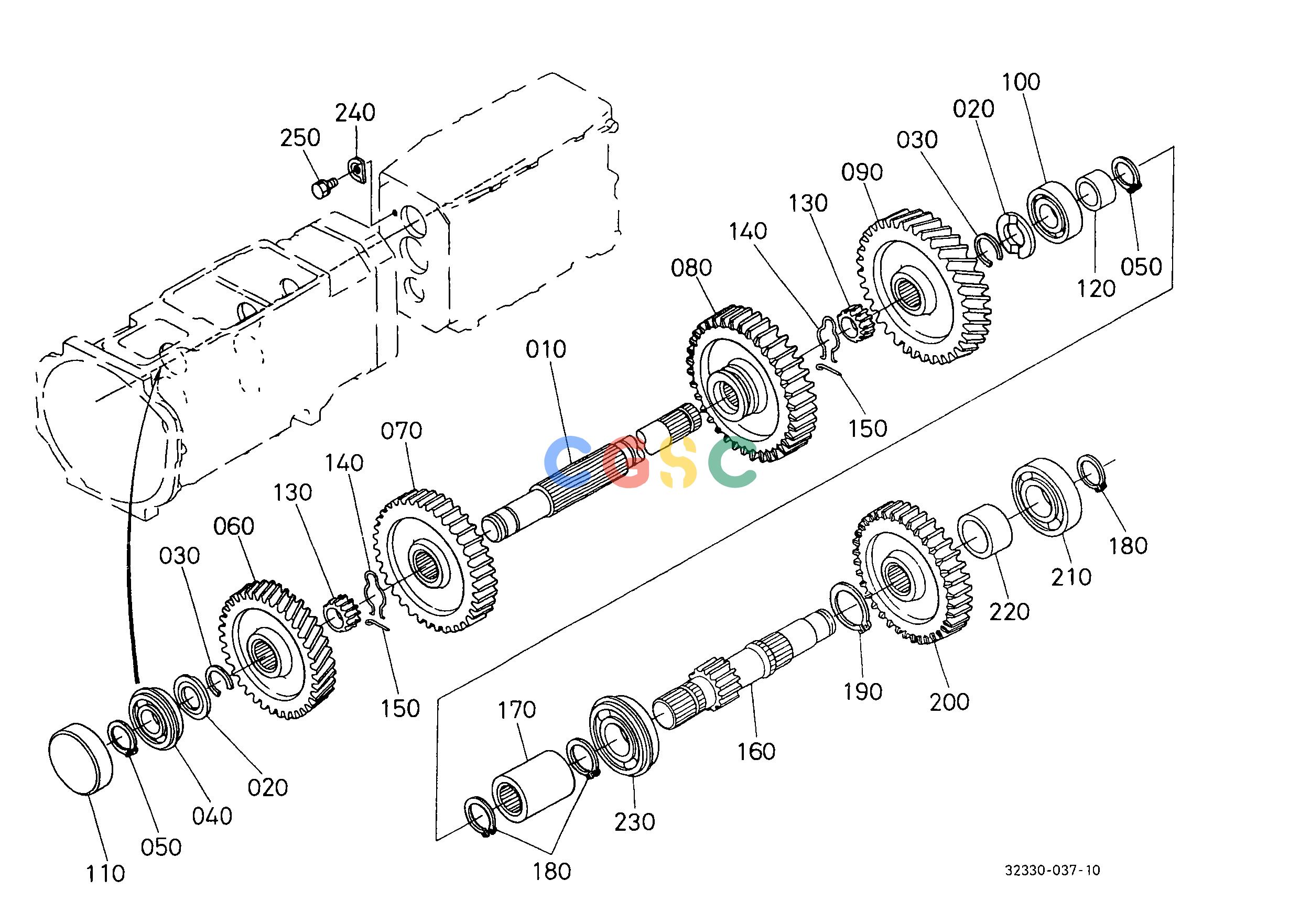 久保田零件查询T05000 COUNTERSHAFT TRANSMISSIONEPC Kubota online