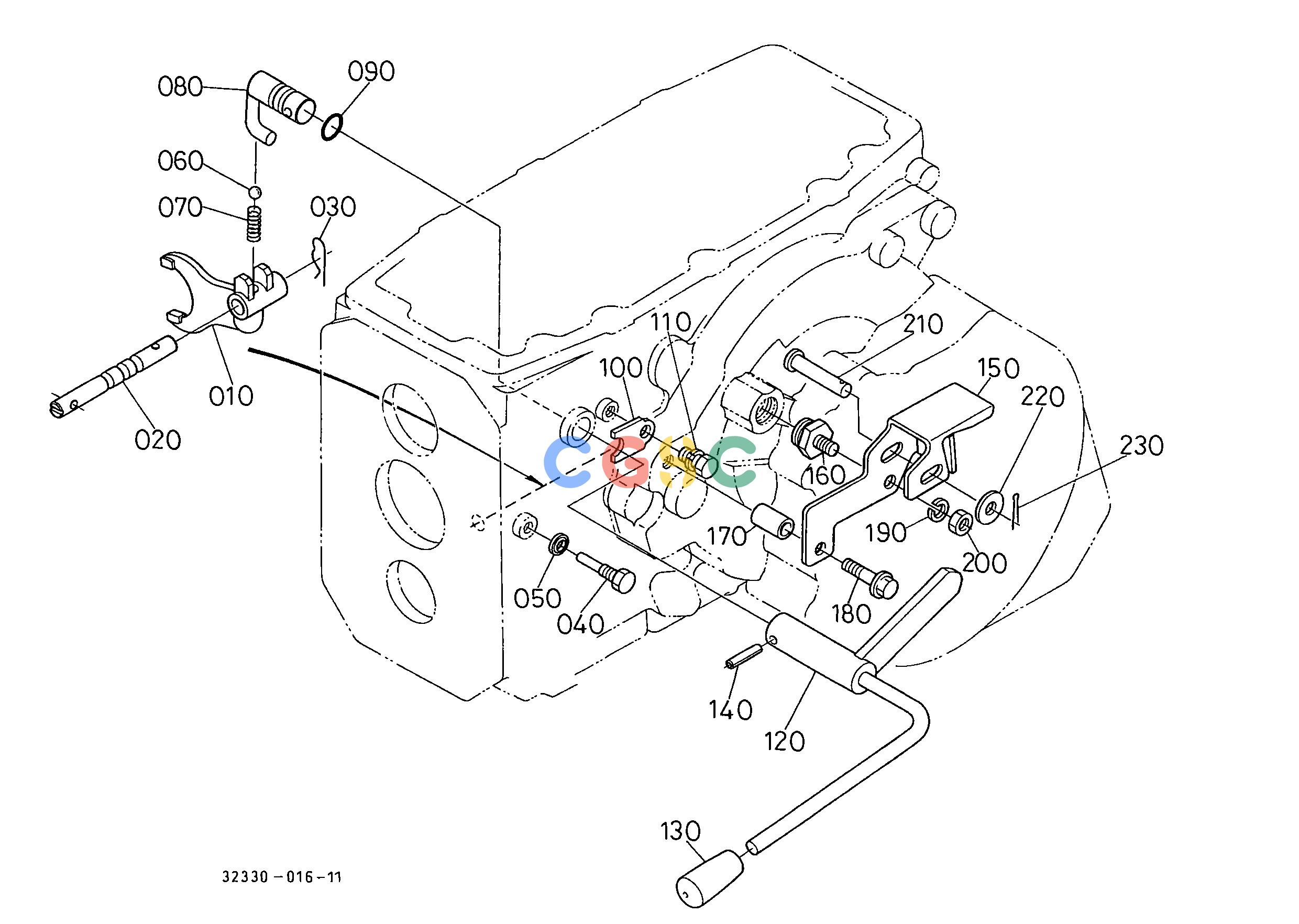 久保田零件查询T05700 RANGE GEAR SHIFT FORK AND LEVER MAIN SP-CHANGE LEVEREPC Kubota online