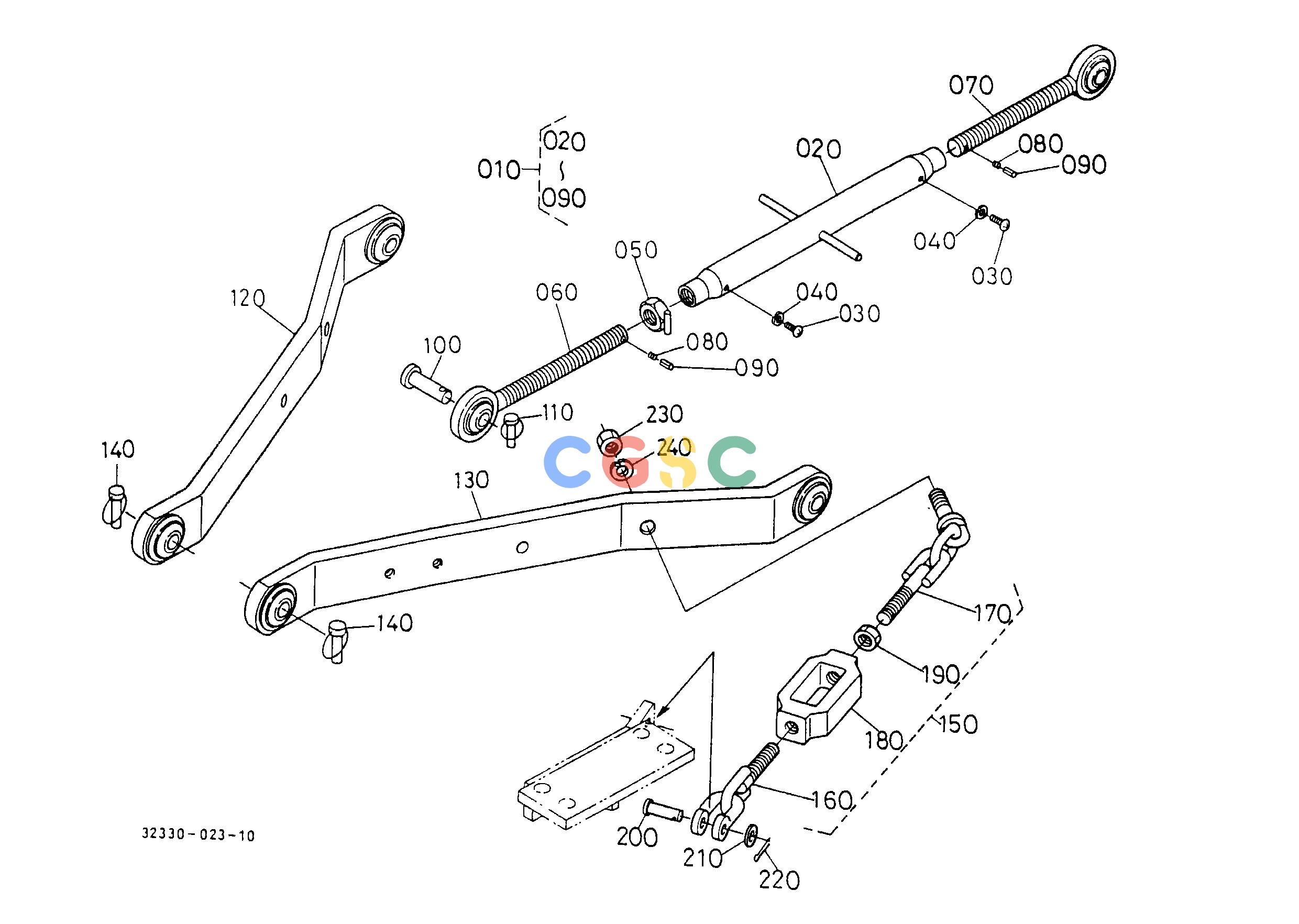 久保田零件查询T09900 3-POINT LINKAGE 1 (LOWER LINK/TOP LINK) HYDRAULIC SYSTEMEPC Kubota online