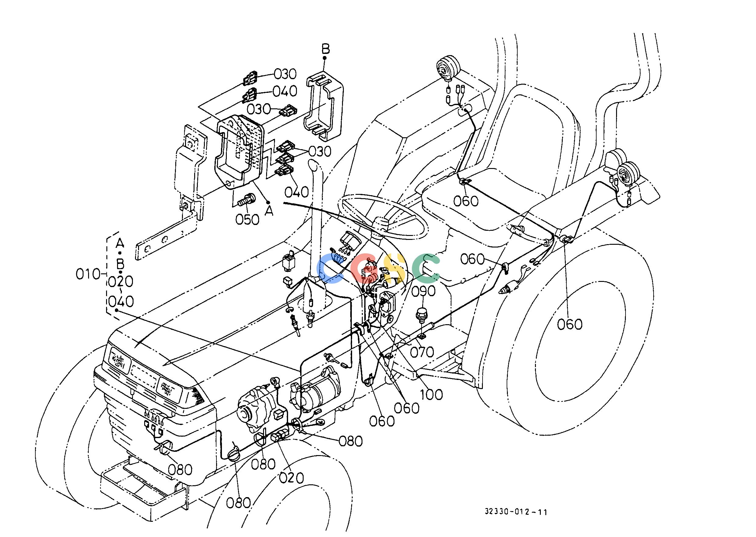 久保田零件查询T04301 ELECTRICAL WIRING ELECTRICAL SYSTEMEPC Kubota online