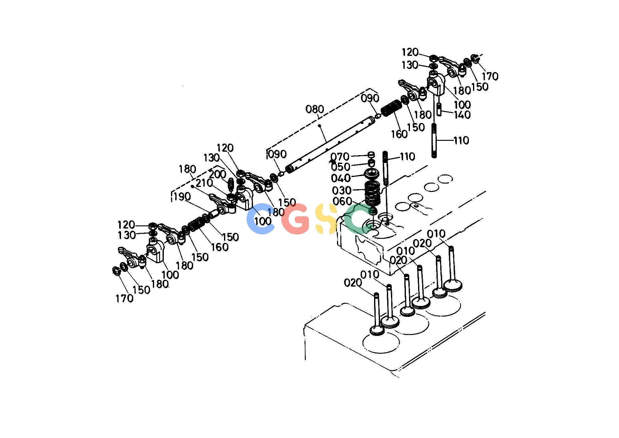 久保田零件查询E00800 VALVE/ROCKER ARM ENGINEEPC Kubota online