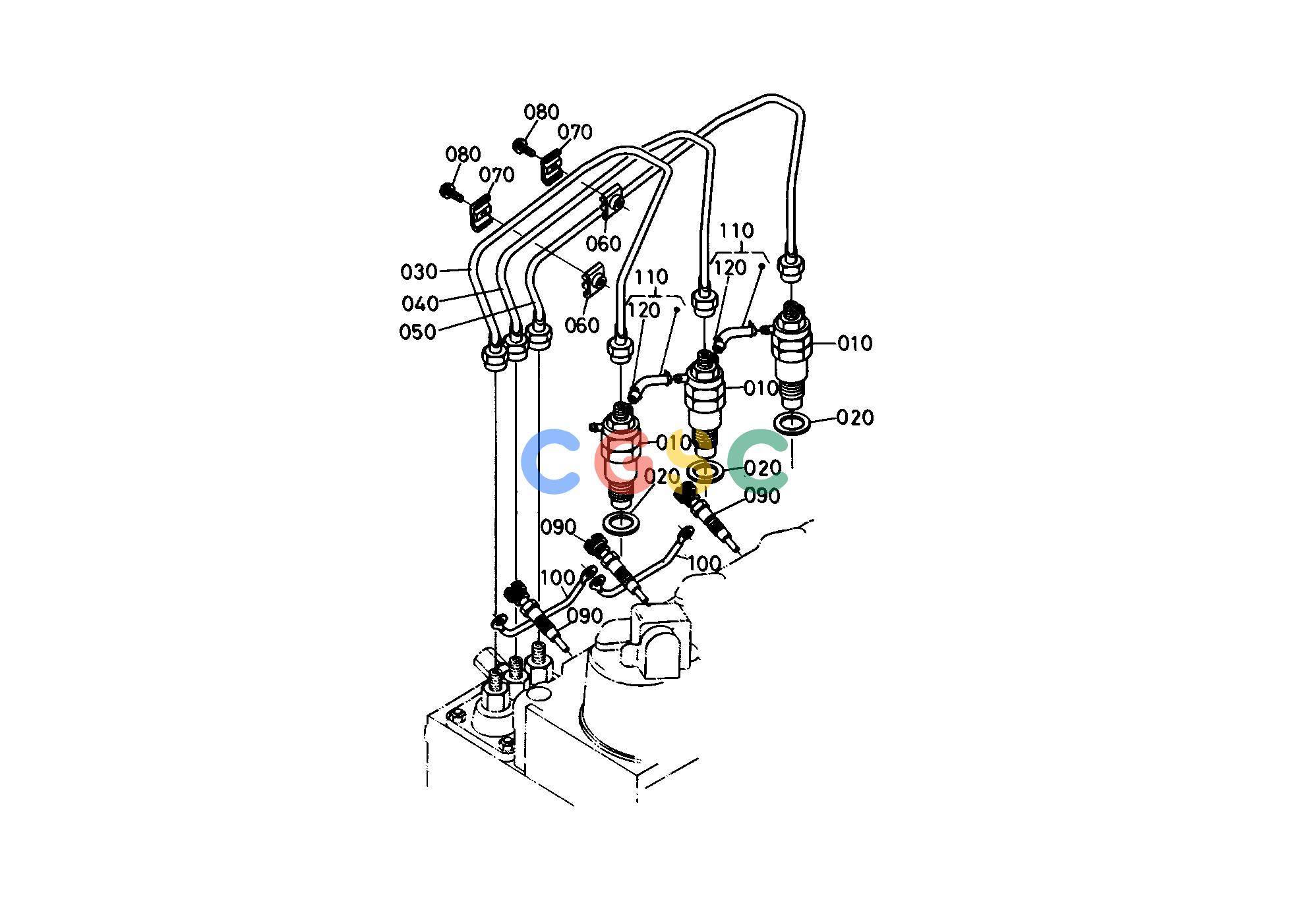 久保田零件查询E01300 NOZZLE HOLDER ENGINEEPC Kubota online