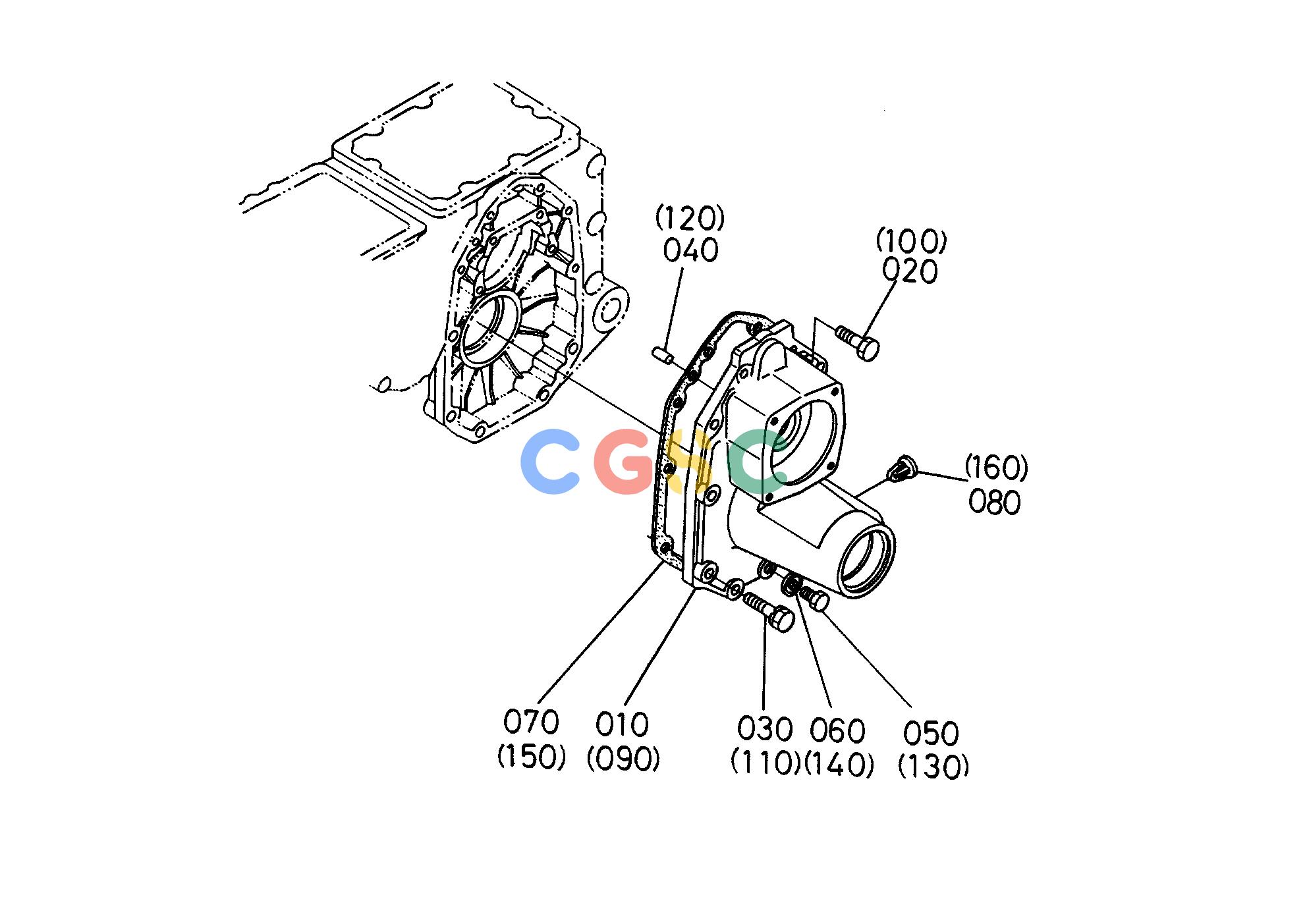 久保田零件查询T00300 REAR AXLE CASE REAR AXLE/REAR WHEELEPC Kubota online