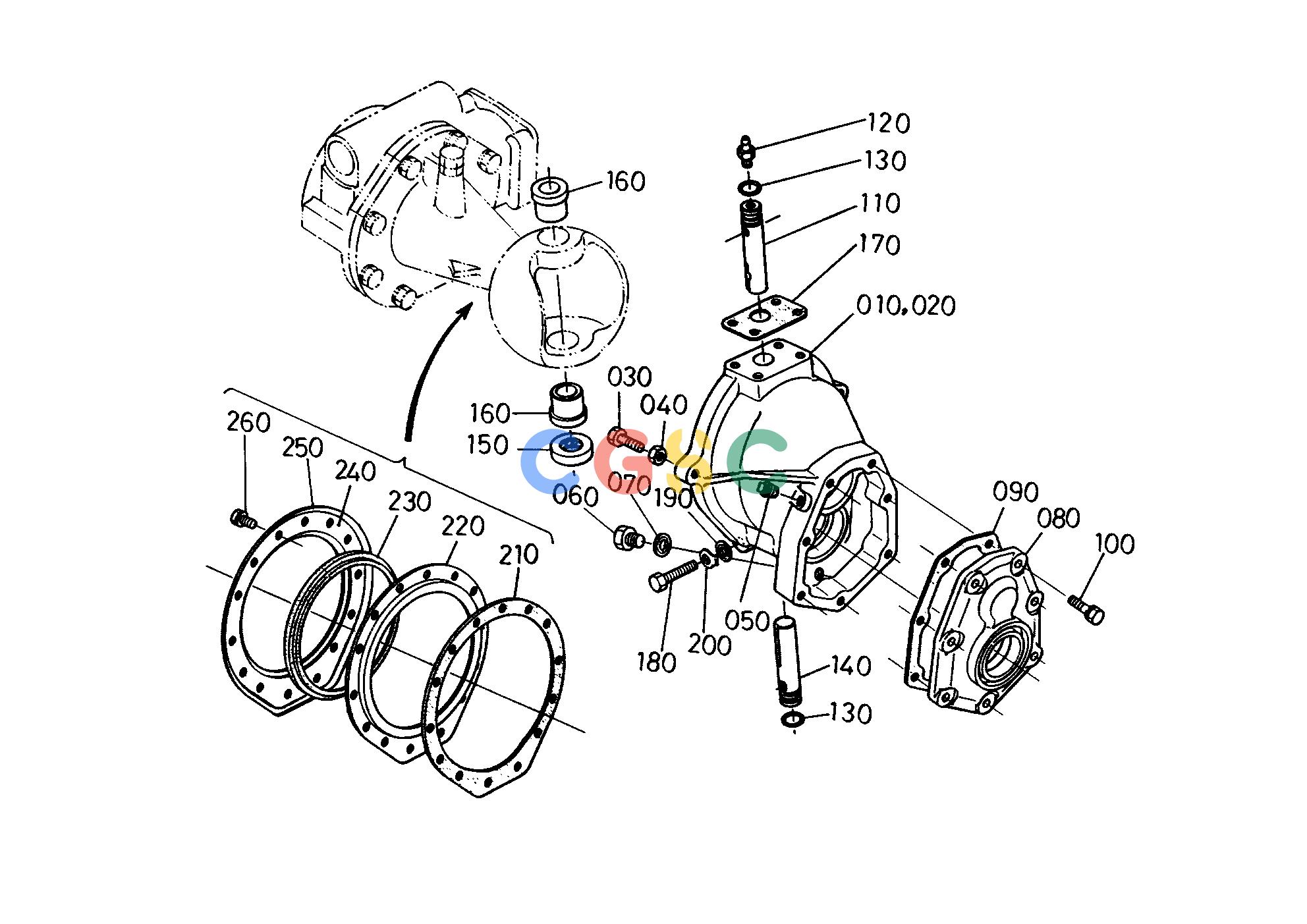 久保田零件查询T04900 FRONT GEAR CASE FRONT AXLE/FRONT WHEELEPC Kubota online