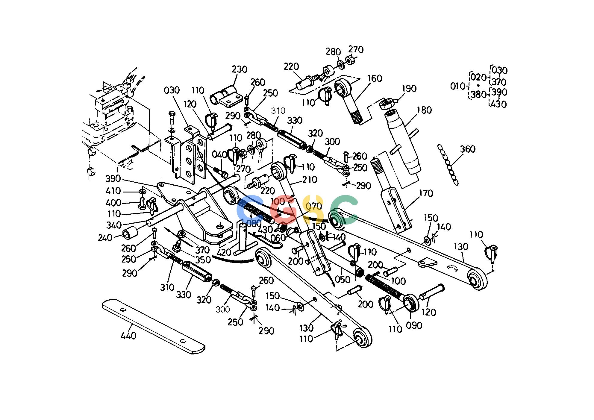 久保田零件查询T06300 3-POINT LINKAGE HYDRAULIC SYSTEMEPC Kubota online