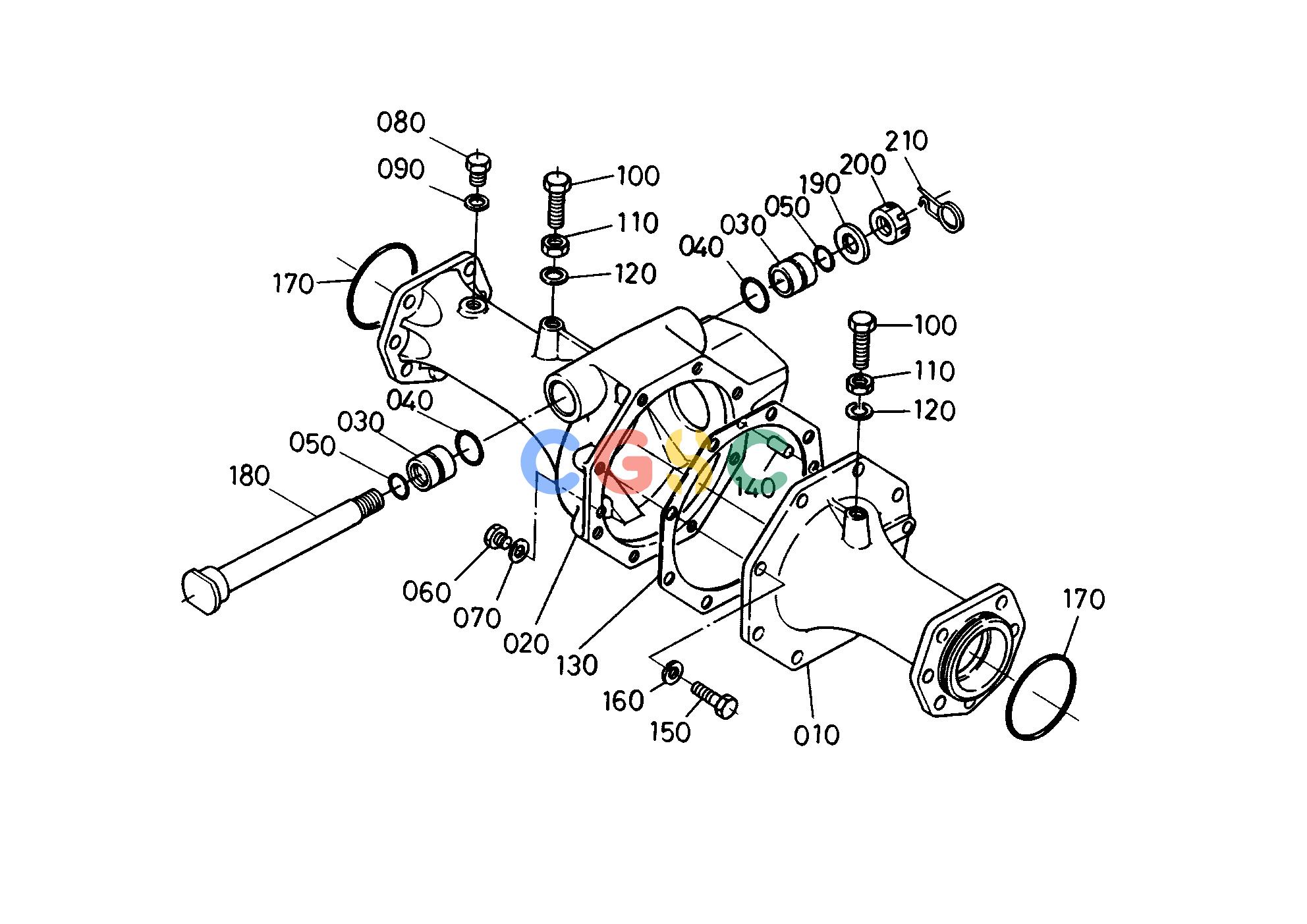 久保田零件查询T05500 FRONT AXLE ARM FRONT AXLE/FRONT WHEELEPC Kubota online