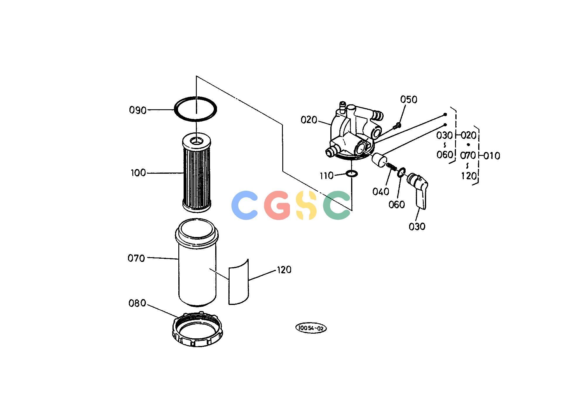 久保田零件查询T03000 FUEL FILTER [COMPONENT PARTS] FUEL SYSTEMEPC Kubota online