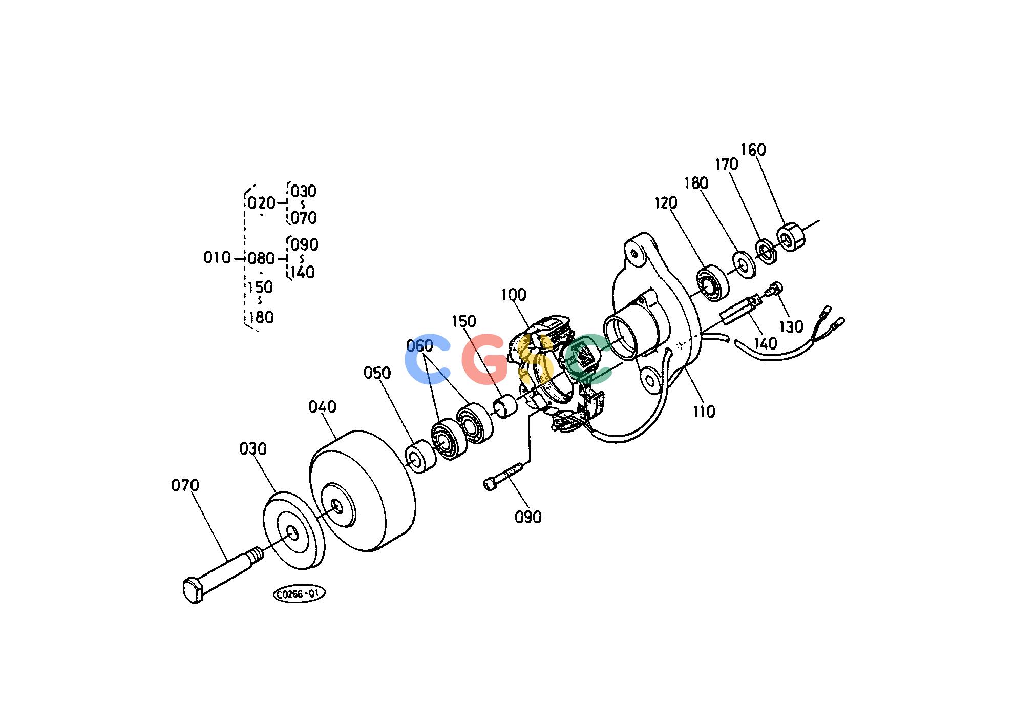 久保田零件查询T03600 DYNAMO [COMPONENT PARTS] ELECTRICAL SYSTEMEPC Kubota online