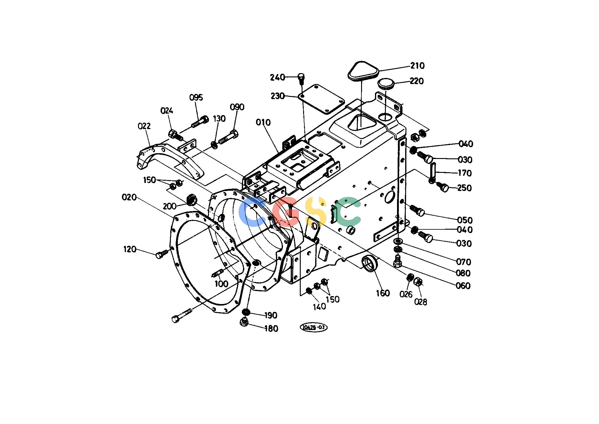 久保田零件查询T04600 CLUTCH HOUSING CLUTCHEPC Kubota online