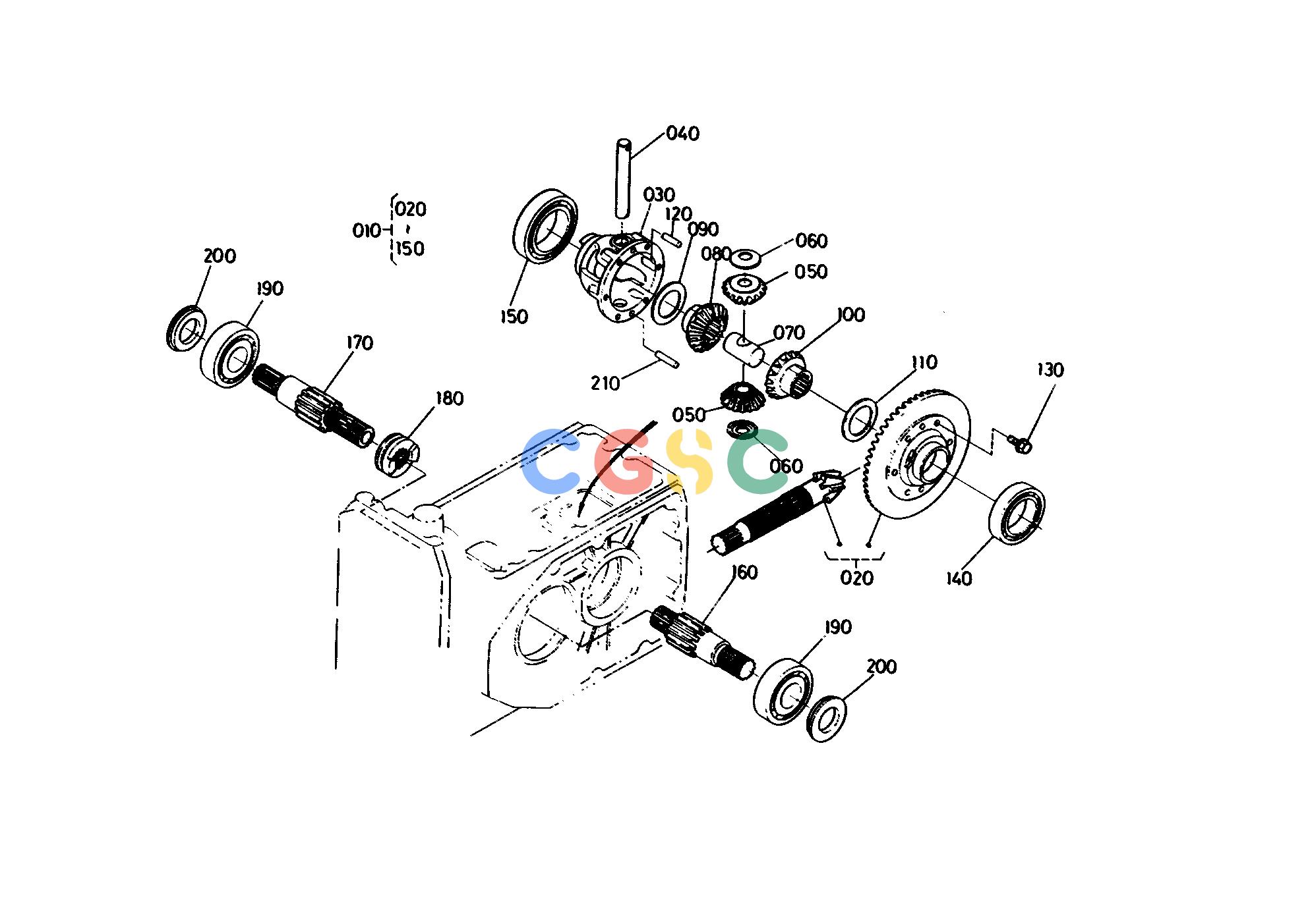 久保田零件查询T06600 REAR DIFFERENTIAL SPEED CHANGE LEVEREPC Kubota online