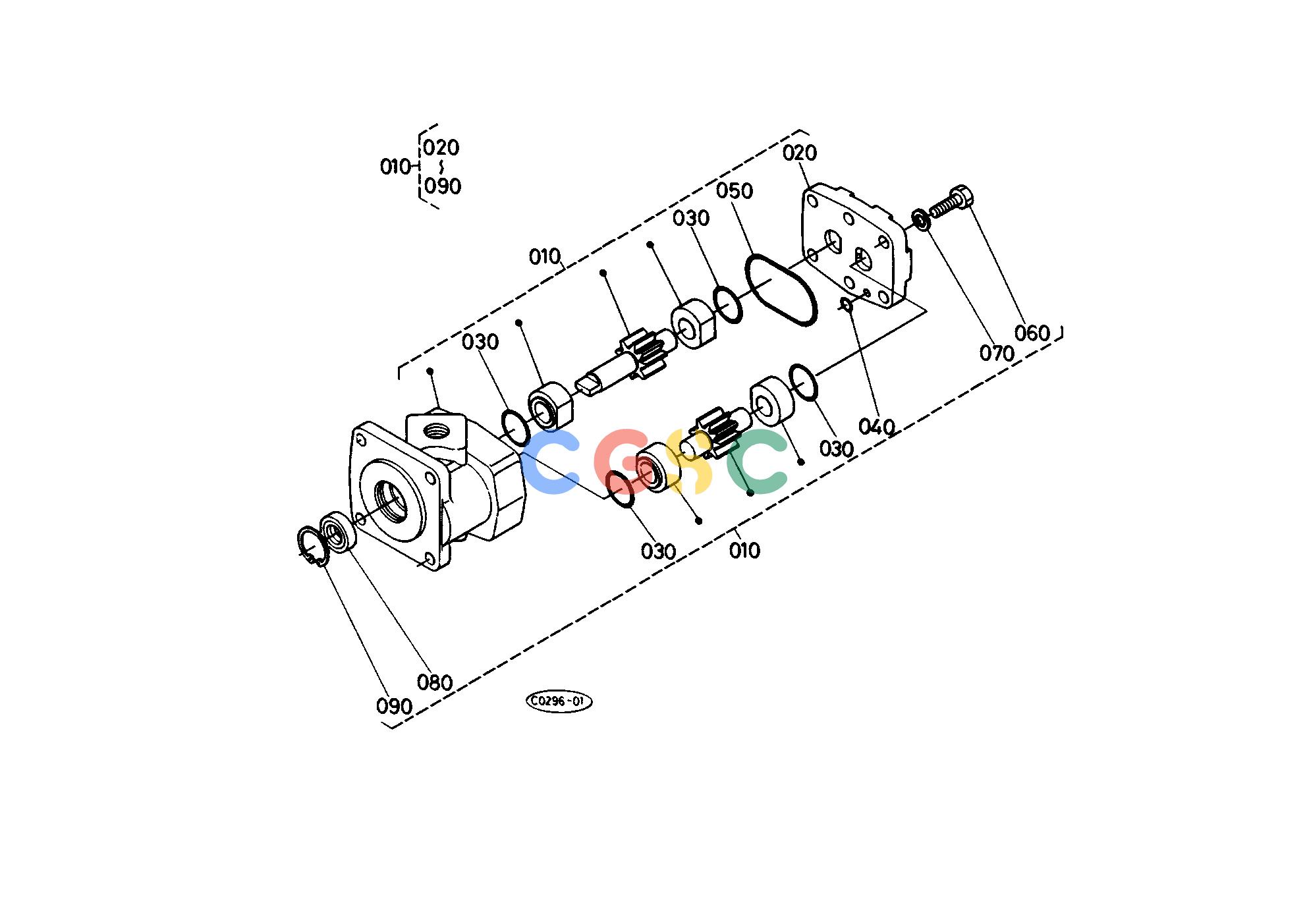久保田零件查询T08800 HYDRAULIC GEAR PUMP [COMPONENT PARTS] HYDRAULIC SYSTEMEPC Kubota online