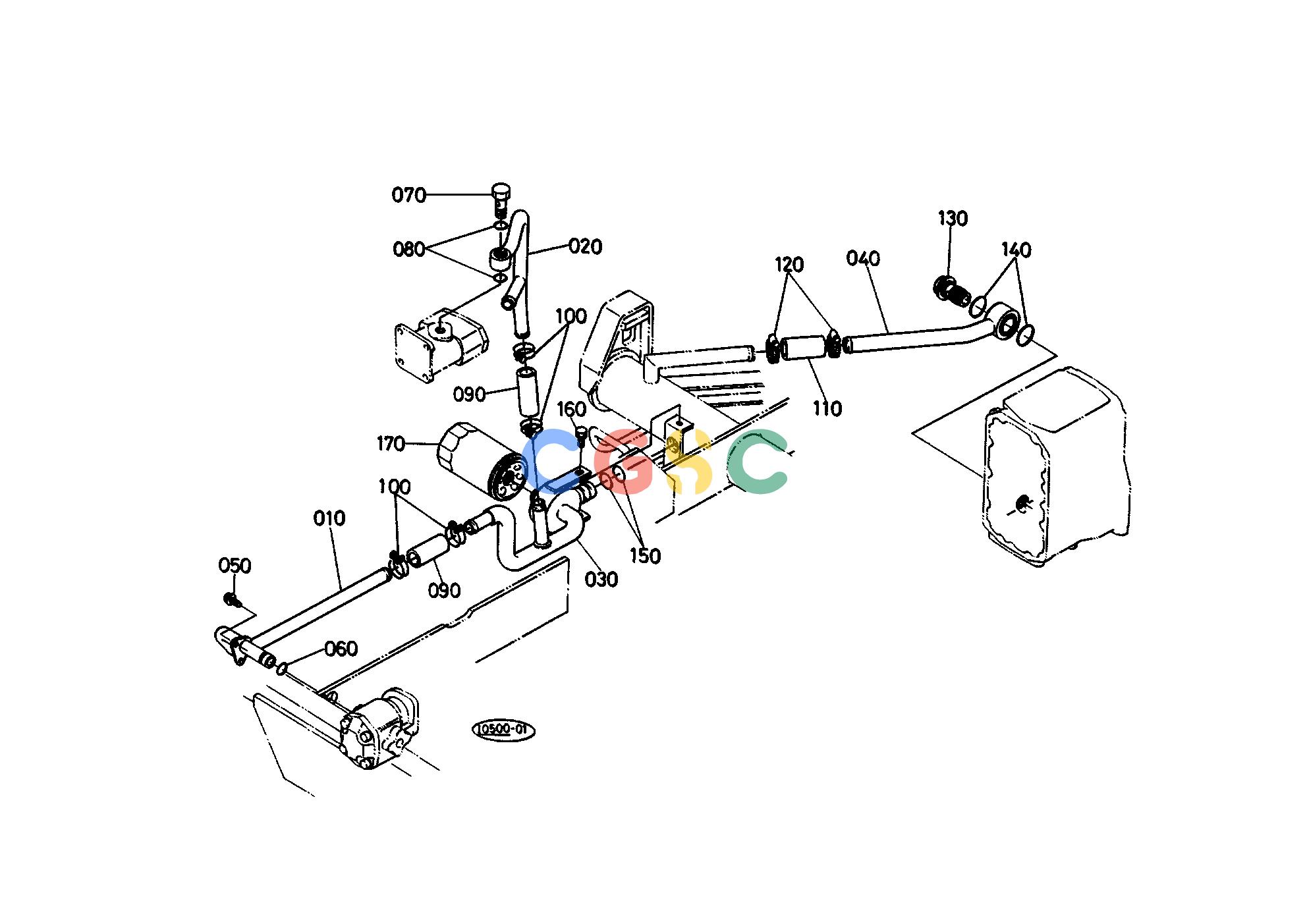久保田零件查询T09200 HYDRAULIC PIPE (SUCTION) HYDRAULIC SYSTEMEPC Kubota online
