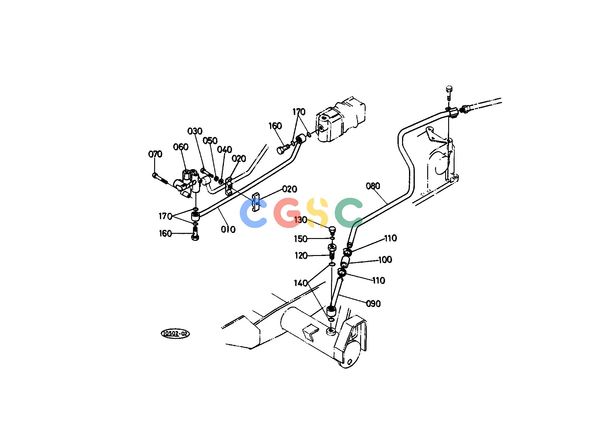久保田零件查询T09400 HYDRAULIC PIPE (RETURN) HYDRAULIC SYSTEMEPC Kubota online