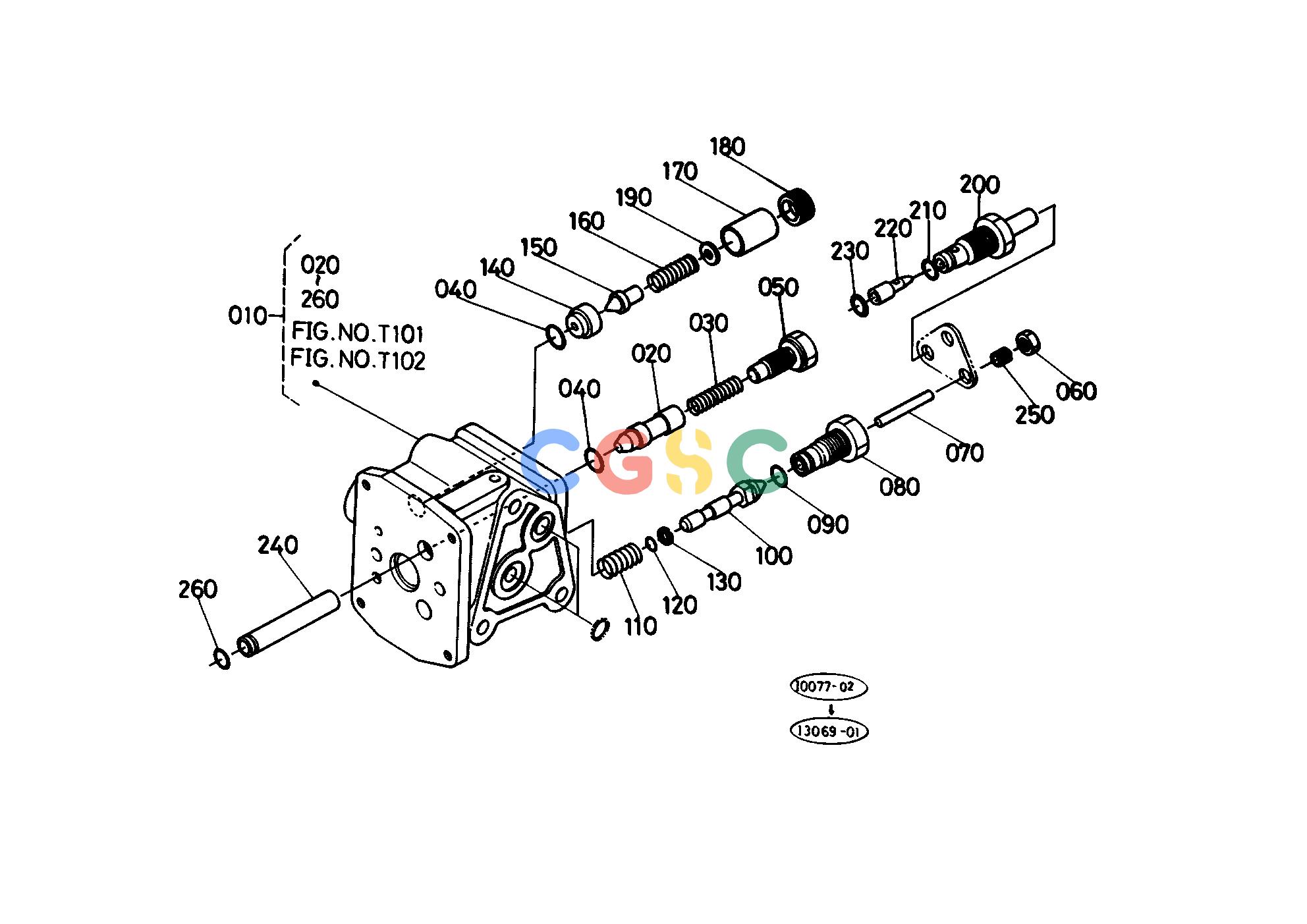 久保田零件查询T10000 CONTROL VALVE 1 [COMPORNENT PARTS] HYDRAULIC SYSTEMEPC Kubota online