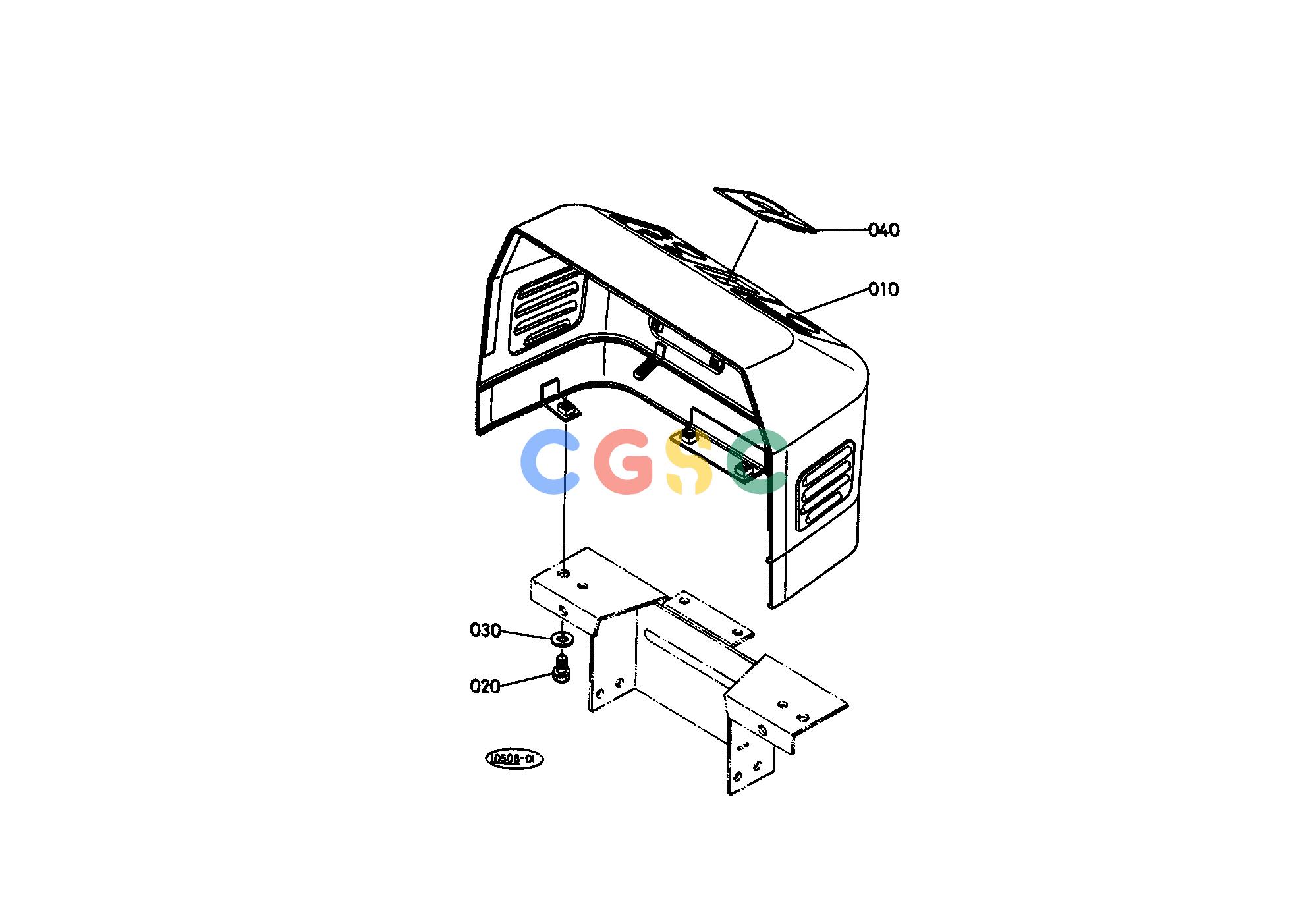 久保田零件查询T10800 HOOD COVER REAR HOOD(BONNET)/CHASSISEPC Kubota online