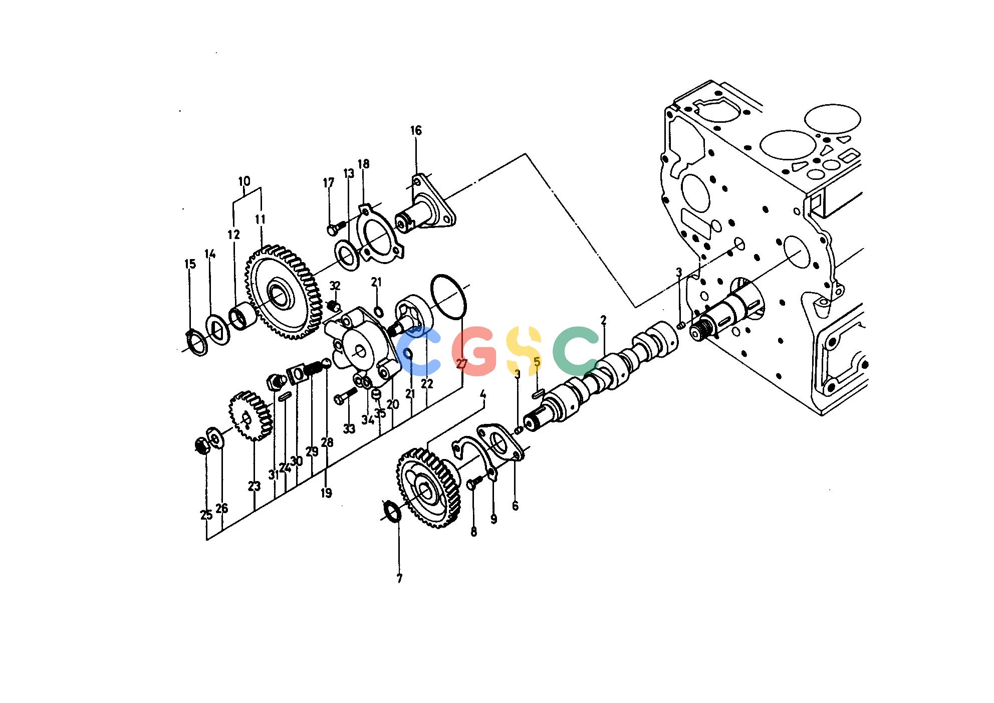 久保田零件查询040000 CAM SHAFT GROUP ENGINEEPC Kubota online