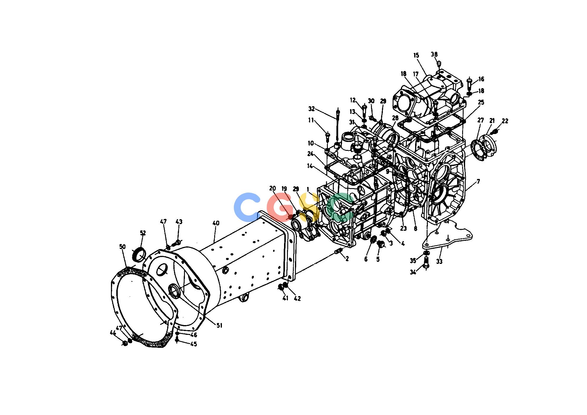 久保田零件查询100000 MISSION AND DIFFERENTIAL GEAR CASE GROUP TRANSMISSIONEPC Kubota online
