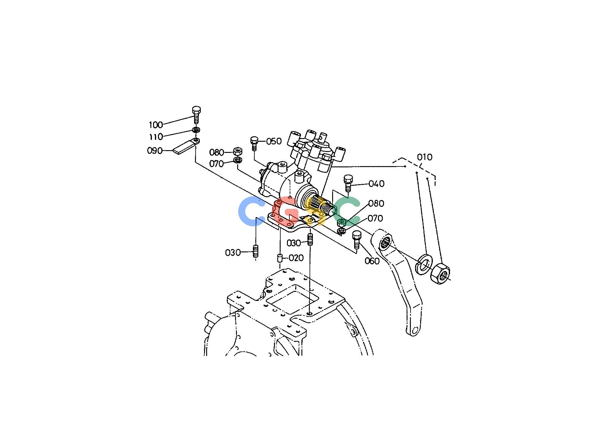 久保田零件查询T00800 POWER STEERING STEERINGEPC Kubota online
