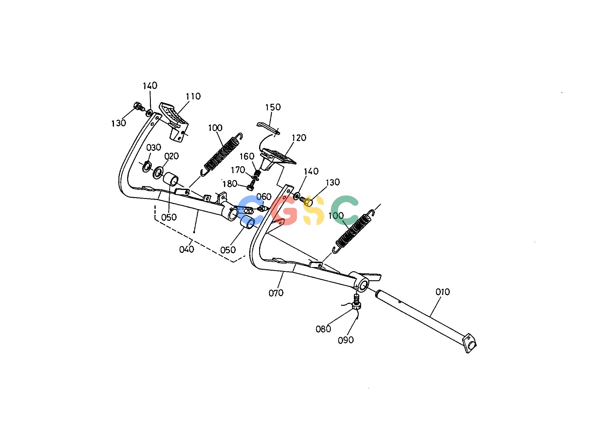久保田零件查询T04800 BRAKE PEDAL BRAKEEPC Kubota online