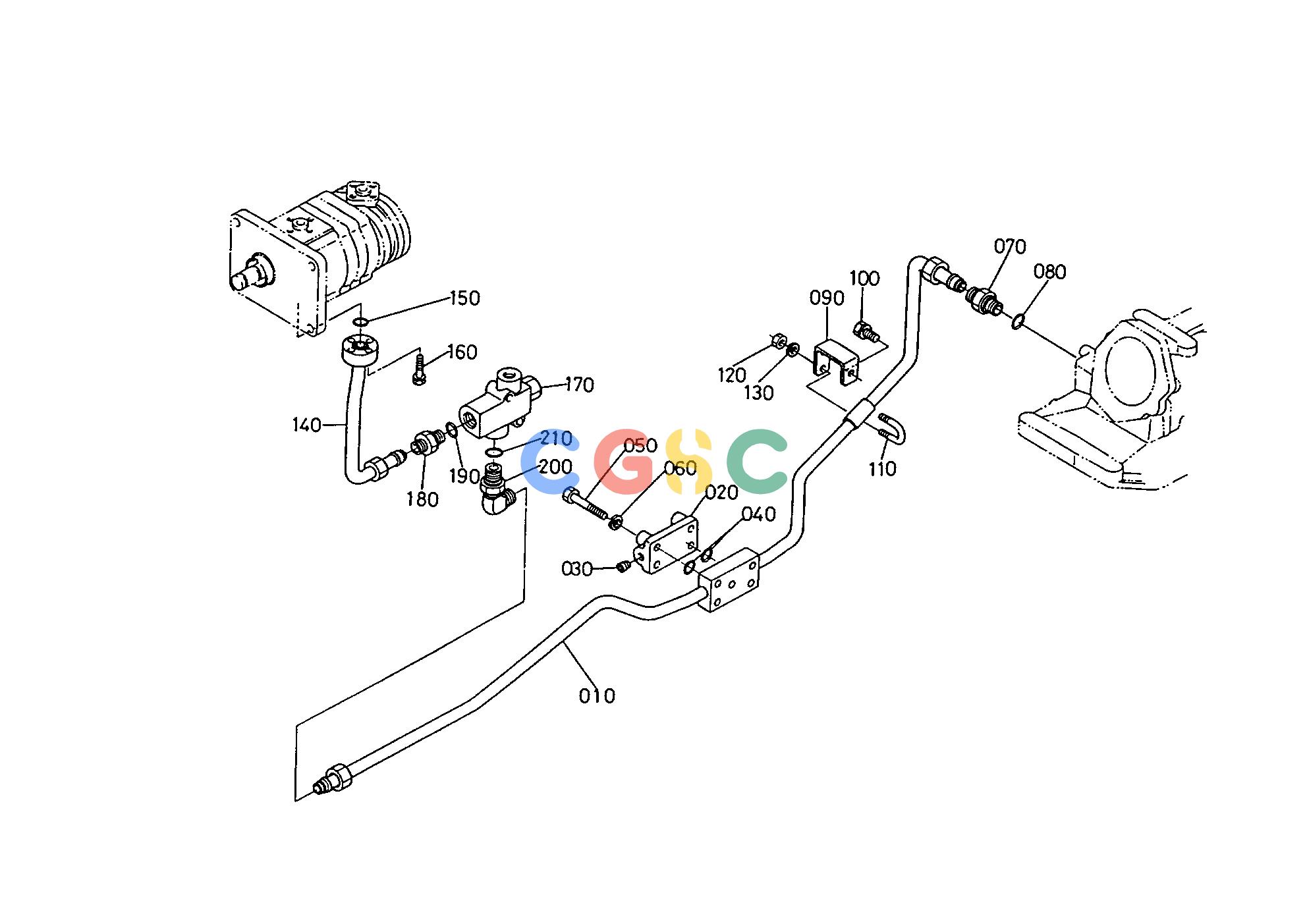 久保田零件查询T07700 HYDRAULIC OIL LINE (DELIVERY HYD.SHUTTLE) HYDRAULIC SYSTEMEPC Kubota online