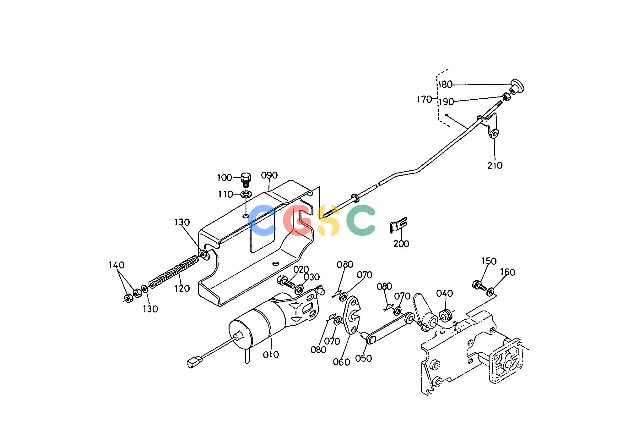 久保田零件查询T08600 ENGINE STOP SOLENOID ENGINE CONTROLEPC Kubota online