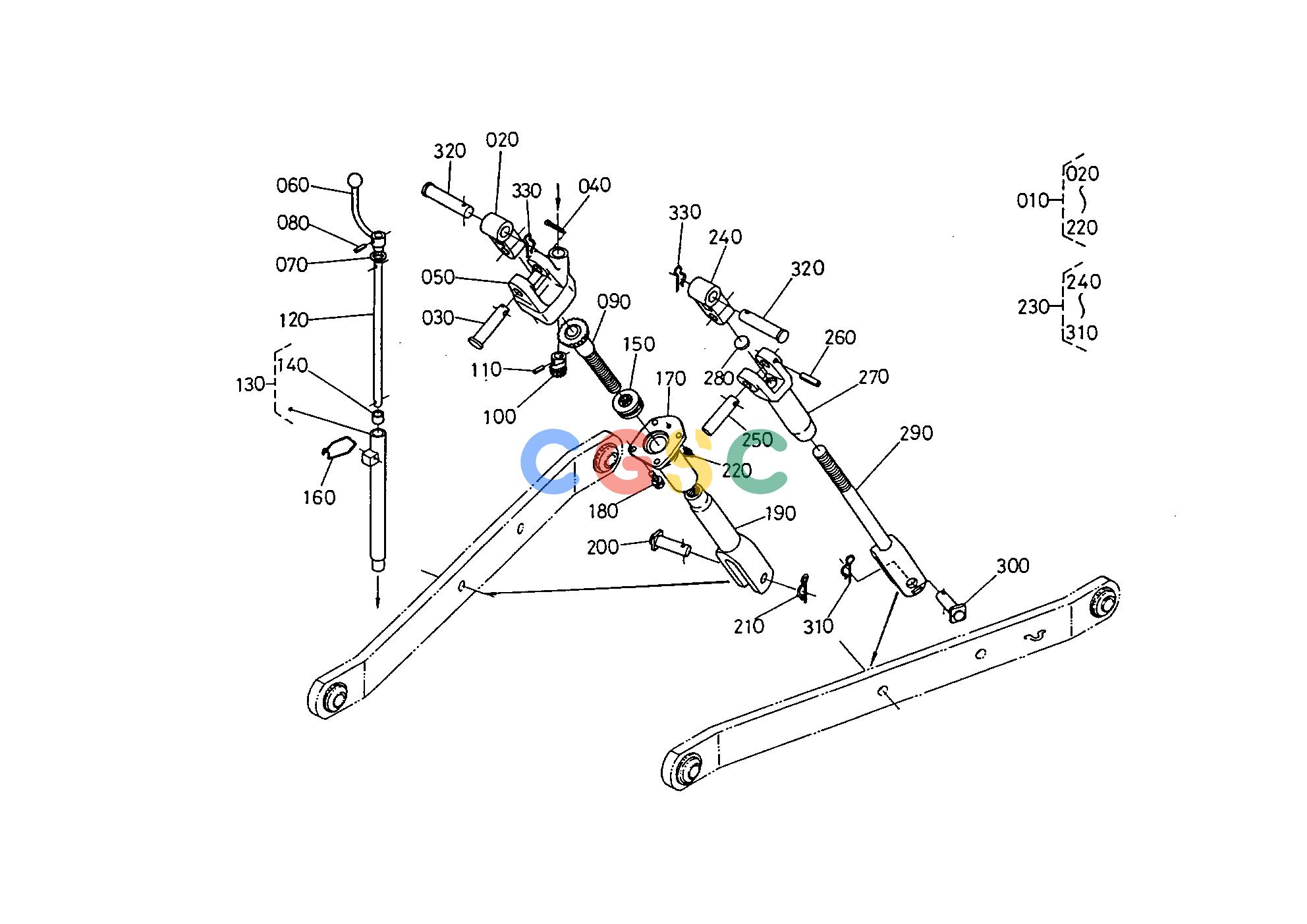 久保田零件查询T09000 3-POINT LINKAGE 2 HYDRAULIC SYSTEMEPC Kubota online