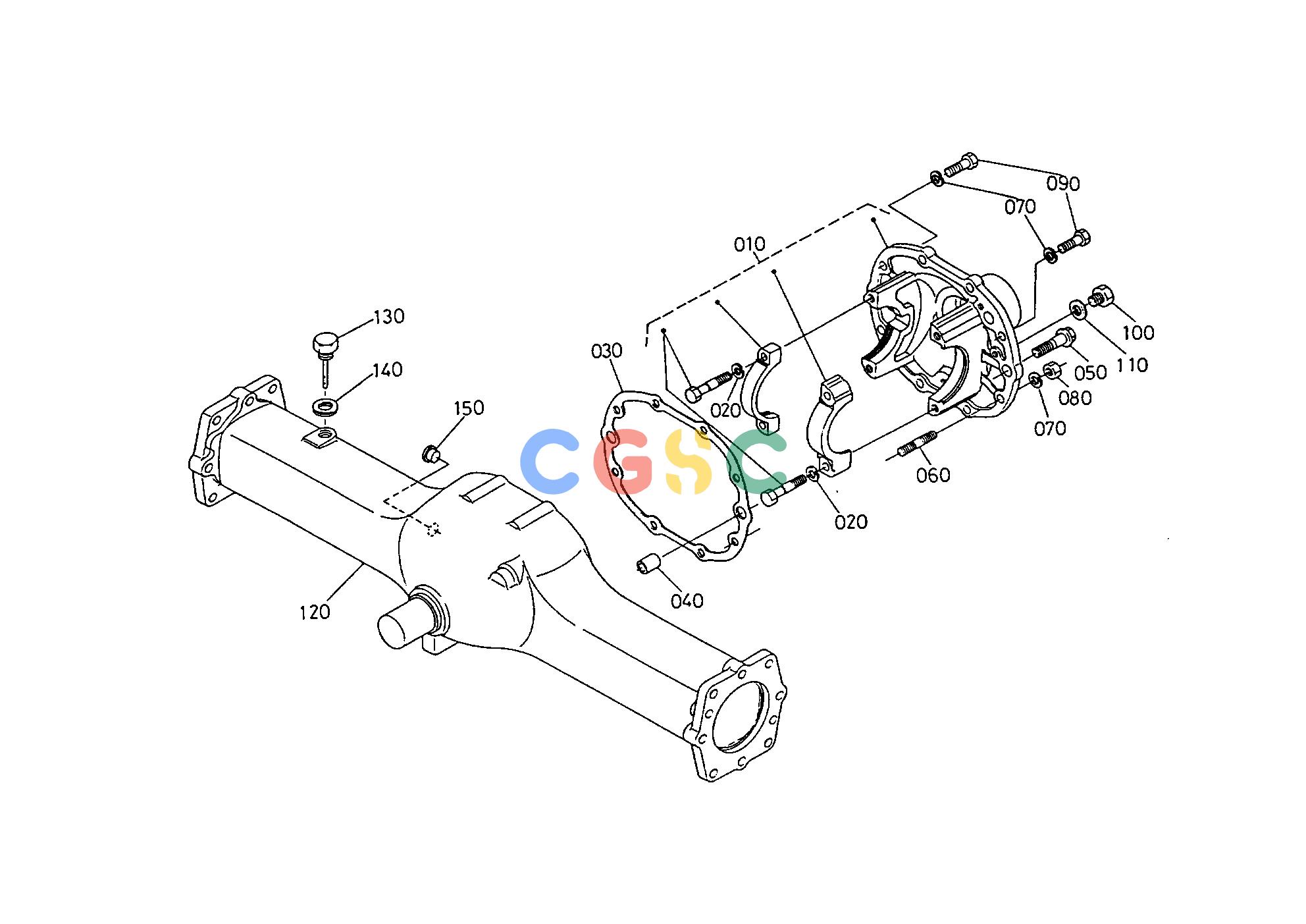 久保田零件查询T09300 FRONT DIFF.CASE FRONT AXLEEPC Kubota online