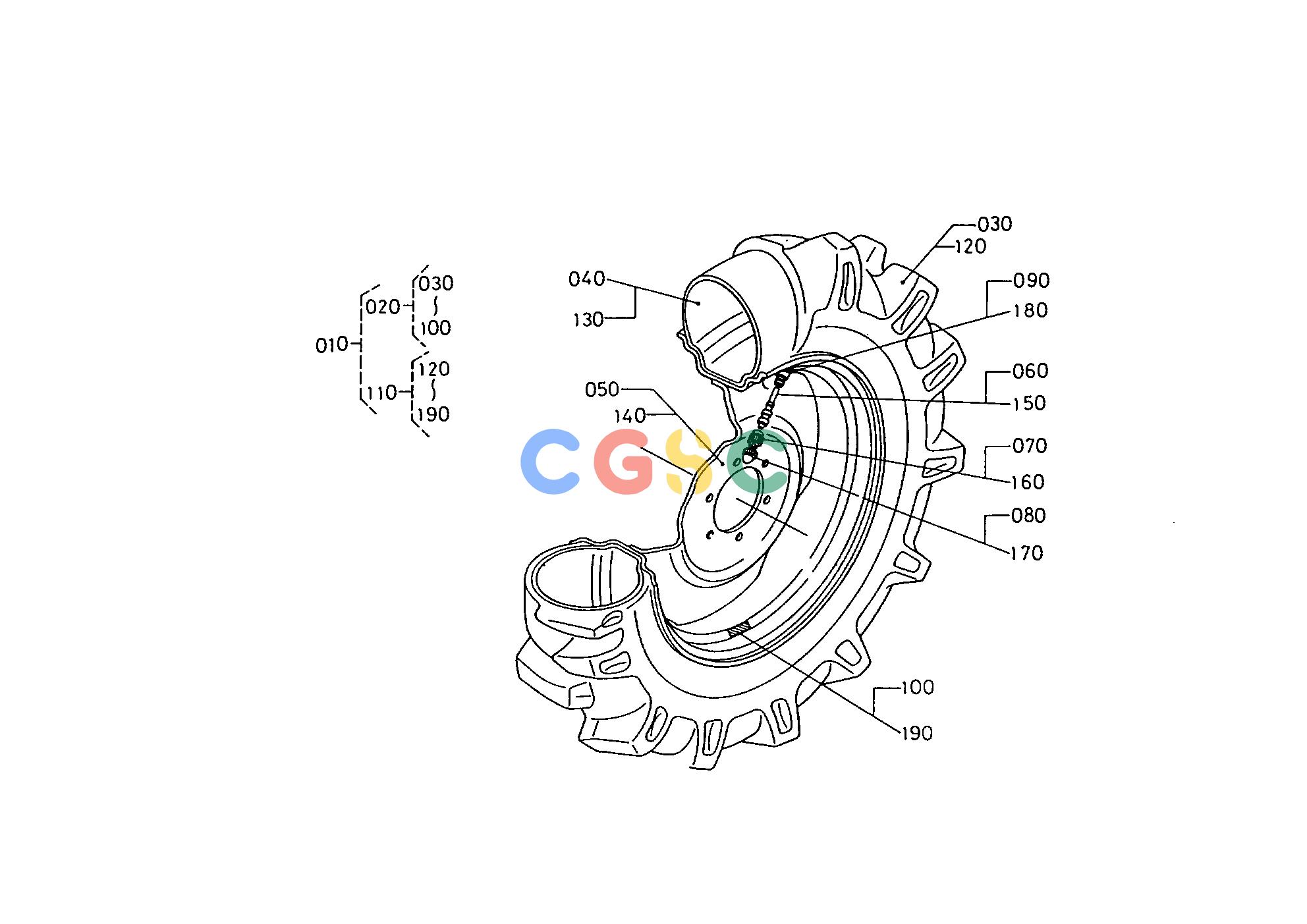 久保田零件查询T10700 FRONT WHEEL (9.5-16) [OPTION] FRONT WHEELEPC Kubota online