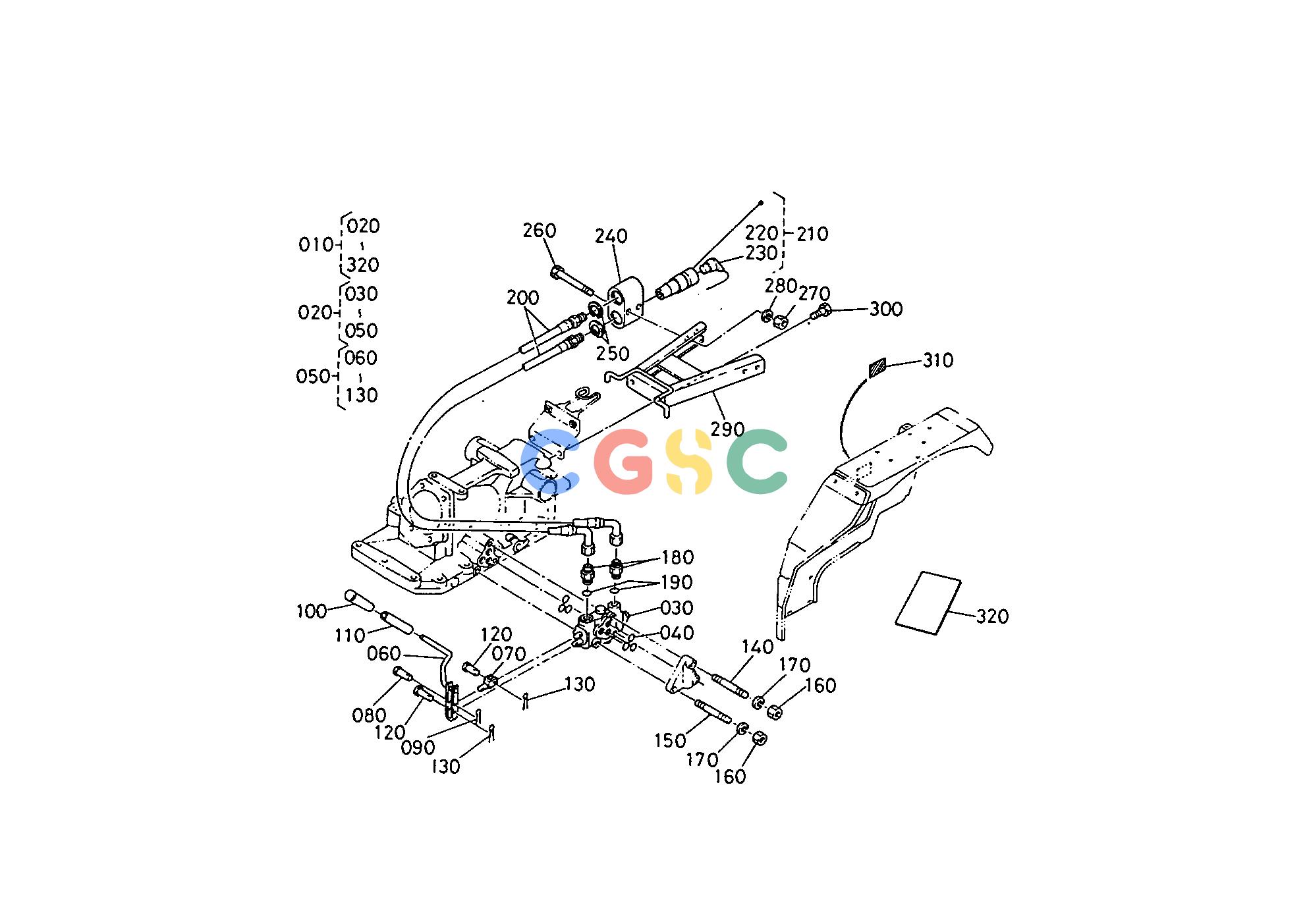 久保田零件查询T11100 AUX.CONTROL VALVE 1 [OPTION] OPTIONEPC Kubota online