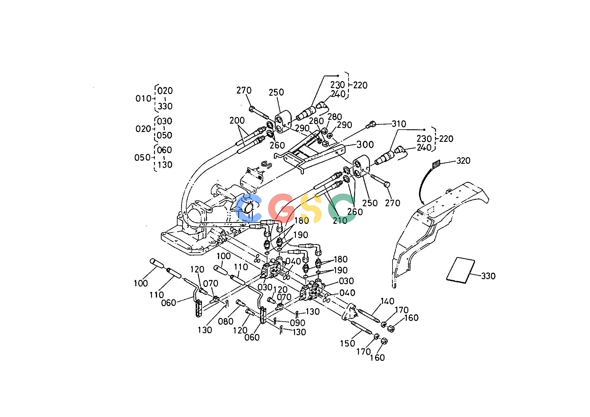 久保田零件查询T11200 AUX.CONTROL VALVE 2 [OPTION] OPTIONEPC Kubota online