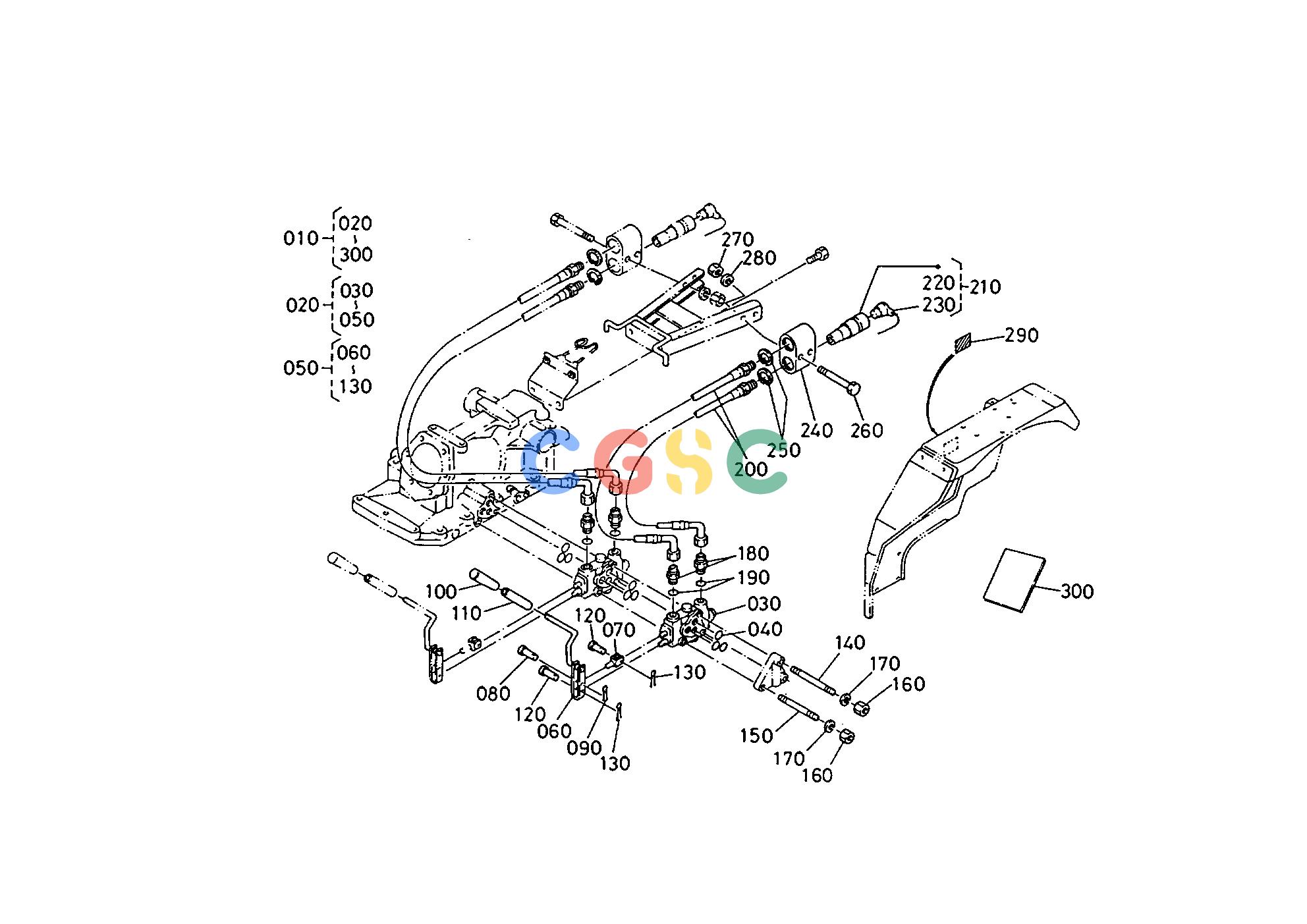 久保田零件查询T11300 AUX.CONTROL VALVE 3 [OPTION] OPTIONEPC Kubota online