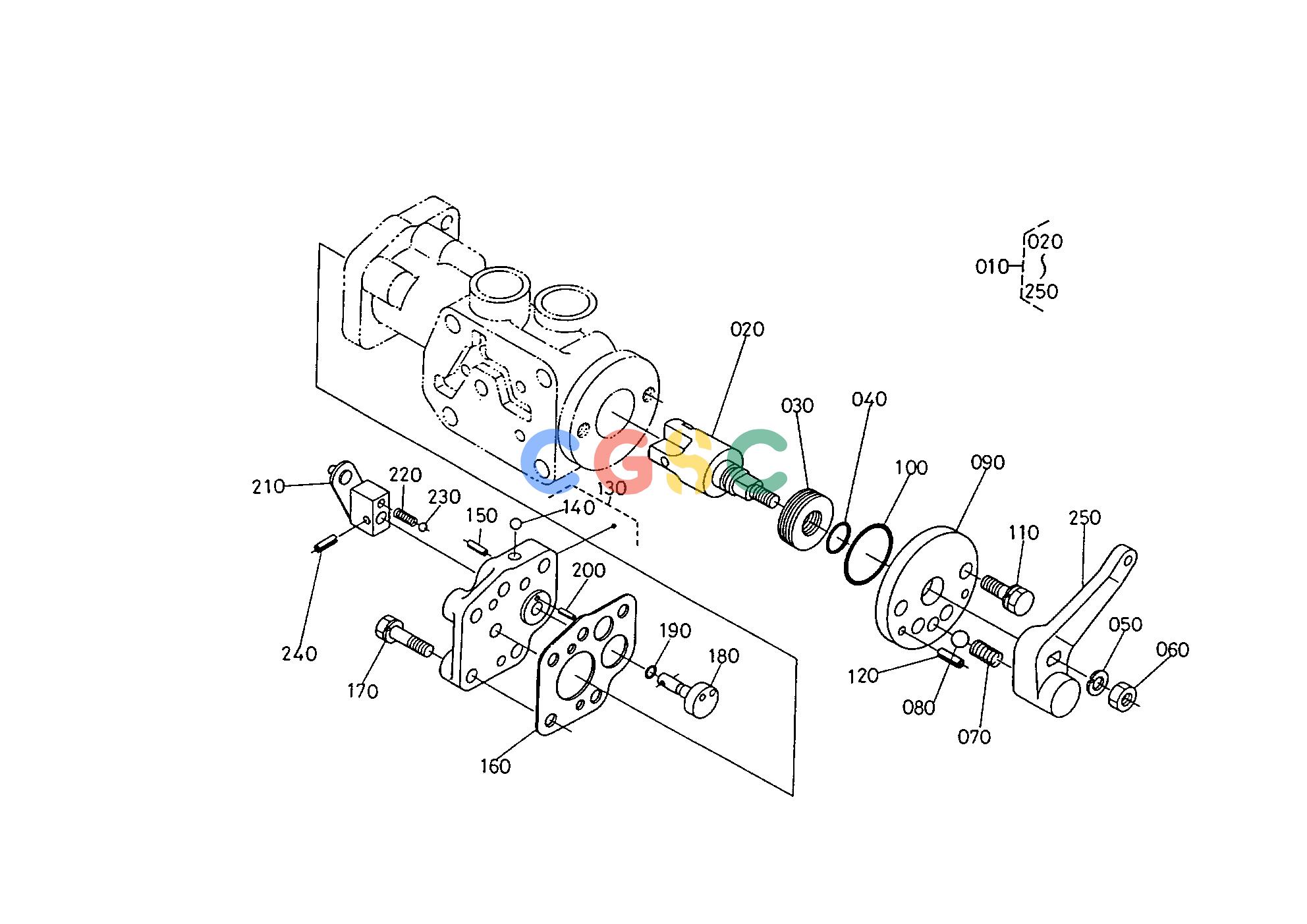久保田零件查询T12100 SHUTTLE VALVE 2 [SECTION PARTS] SECTION PARTSEPC Kubota online