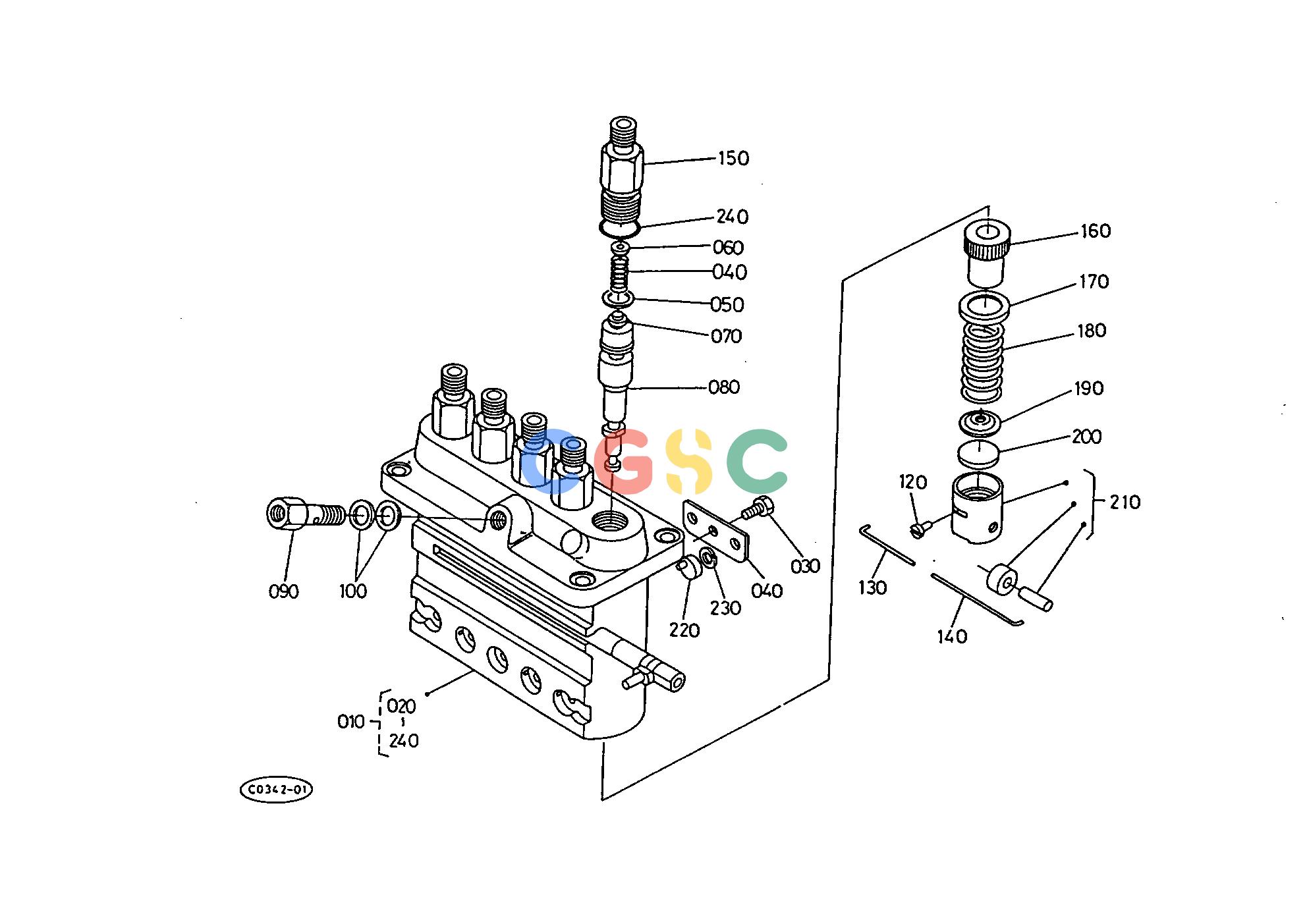 久保田零件查询E02300 INJECTION PUMP [SECTION PARTS] SECTION PARTSEPC Kubota online