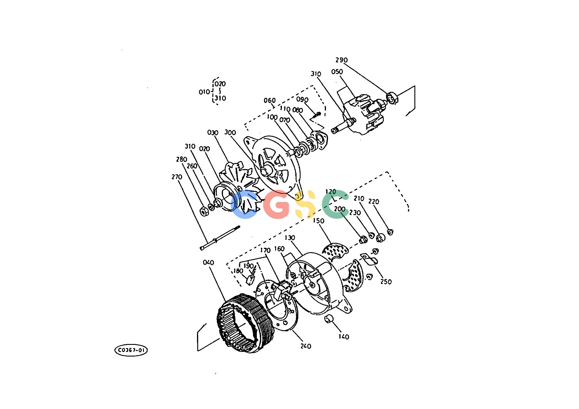 久保田零件查询E02500 DYNAMO [SECTION PARTS] SECTION PARTSEPC Kubota online